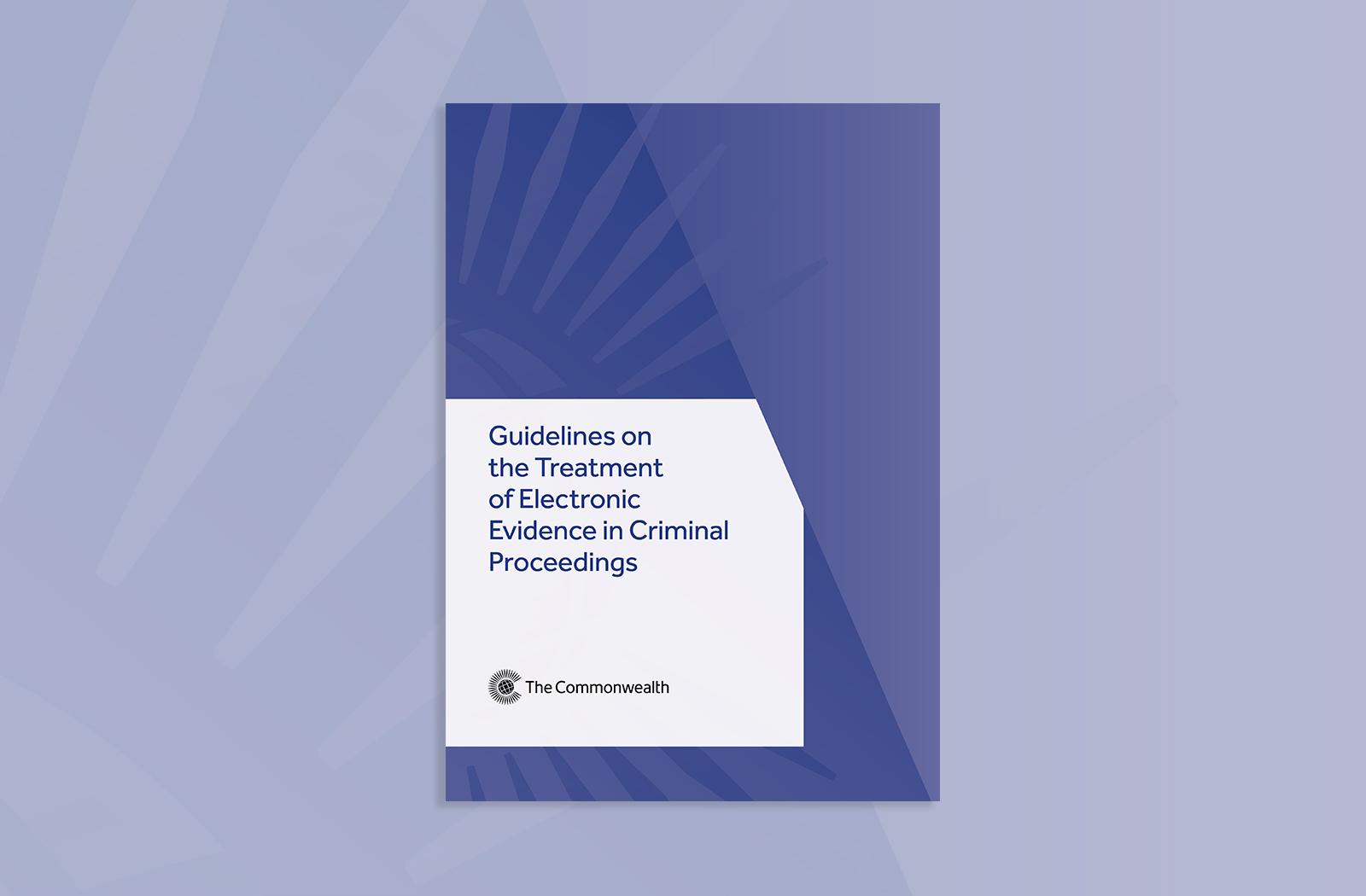 cover image of Guidelines on treatment of electronic evidence