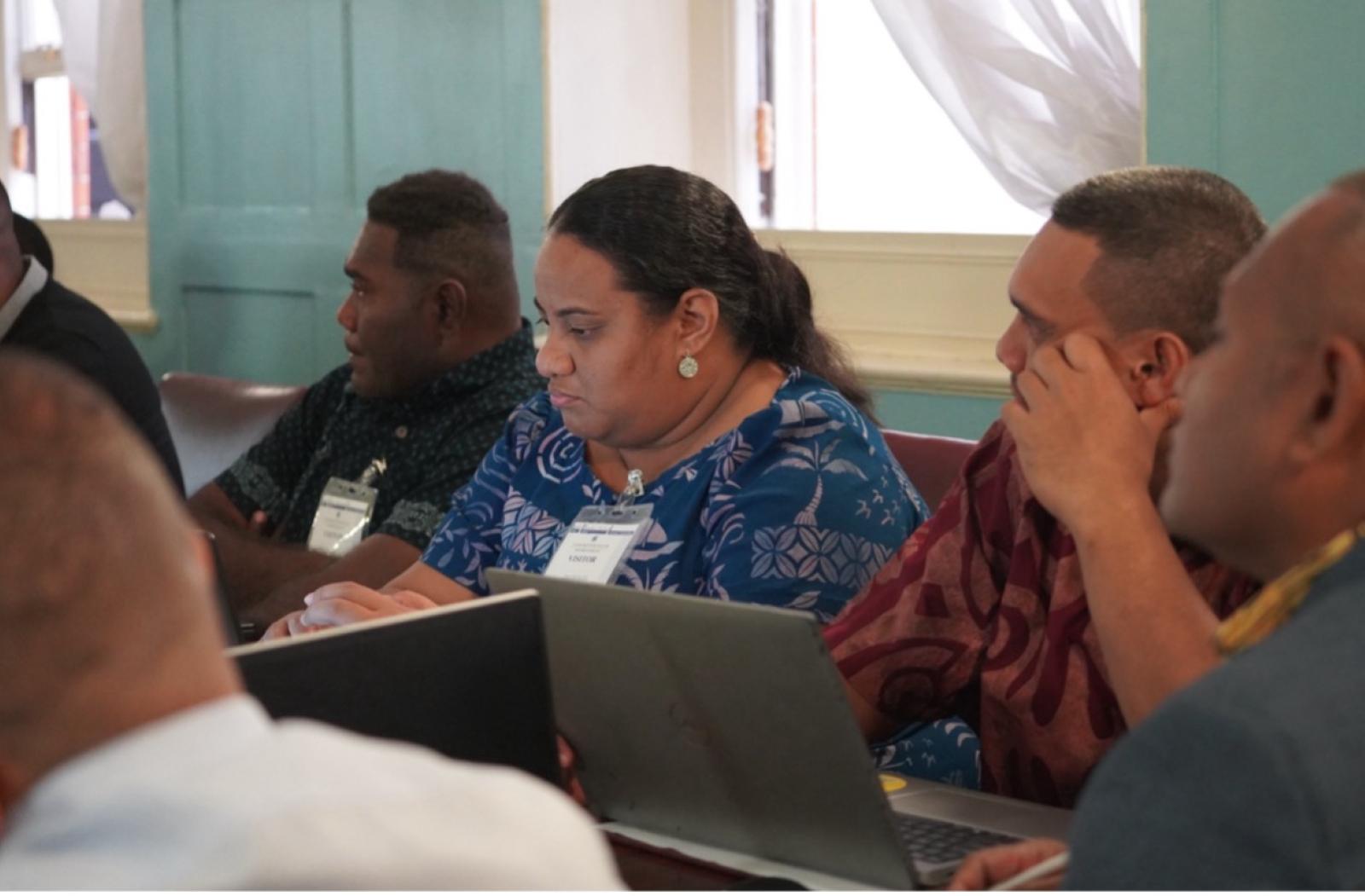 IT officials attending the workshop at Marlborough House