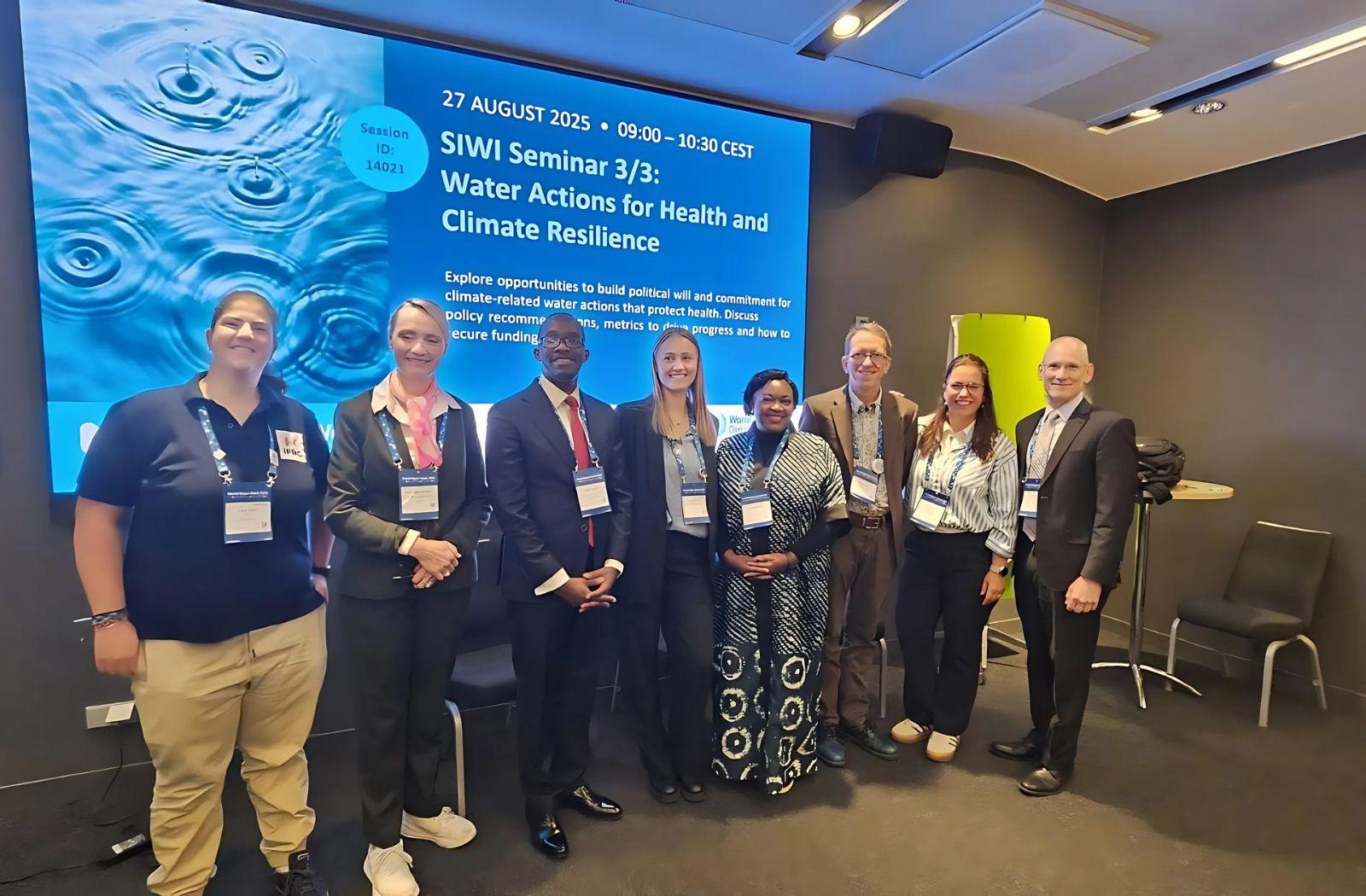 Delegates at World Water Week