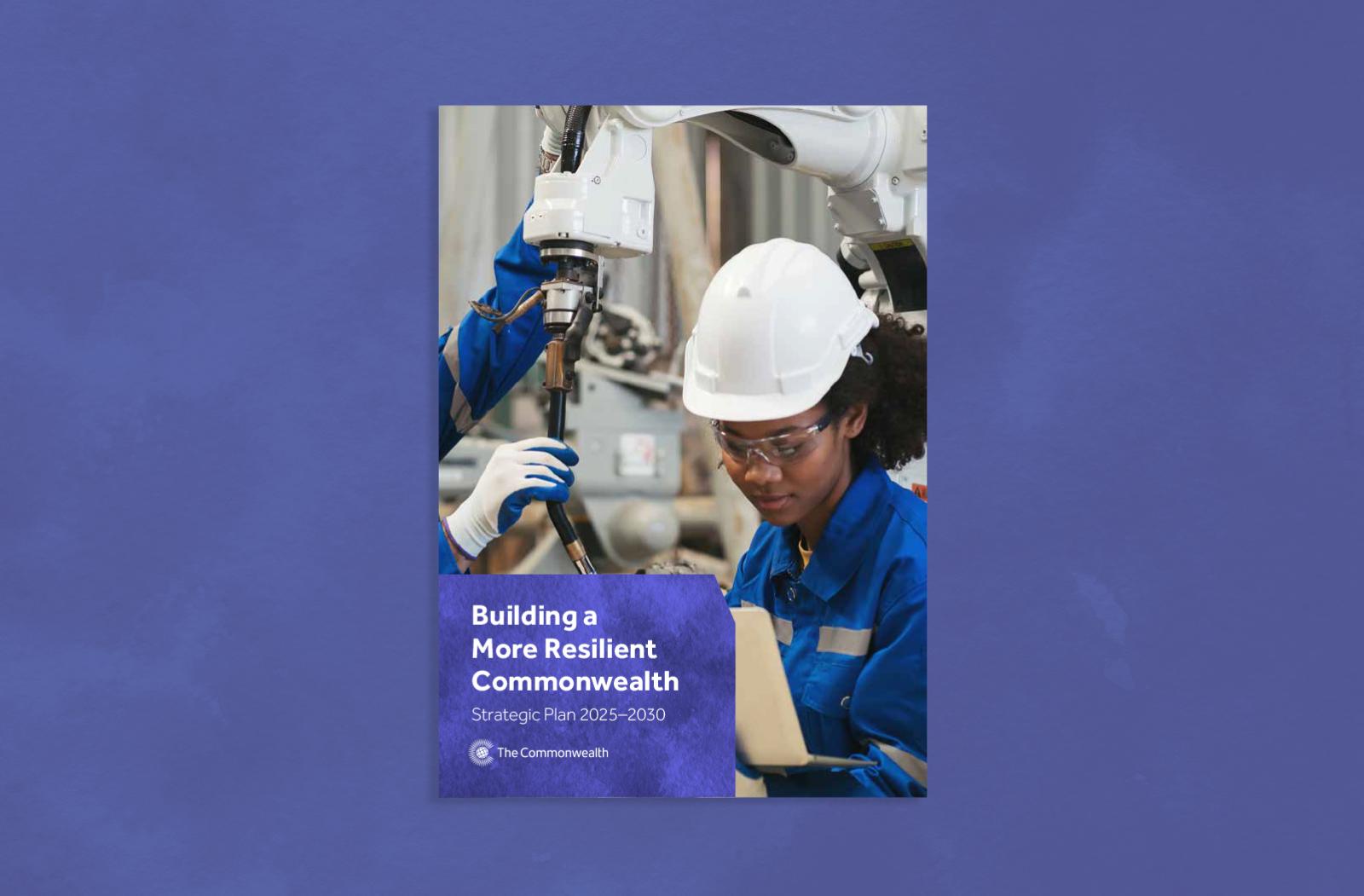 Cover image of the Commonwealth Secretariat strategic plan 2025–2030 summary document