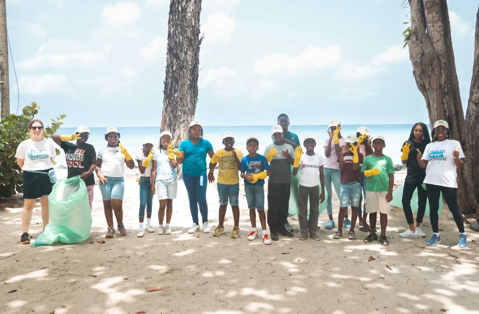 Barbados plastic Pollution clean up