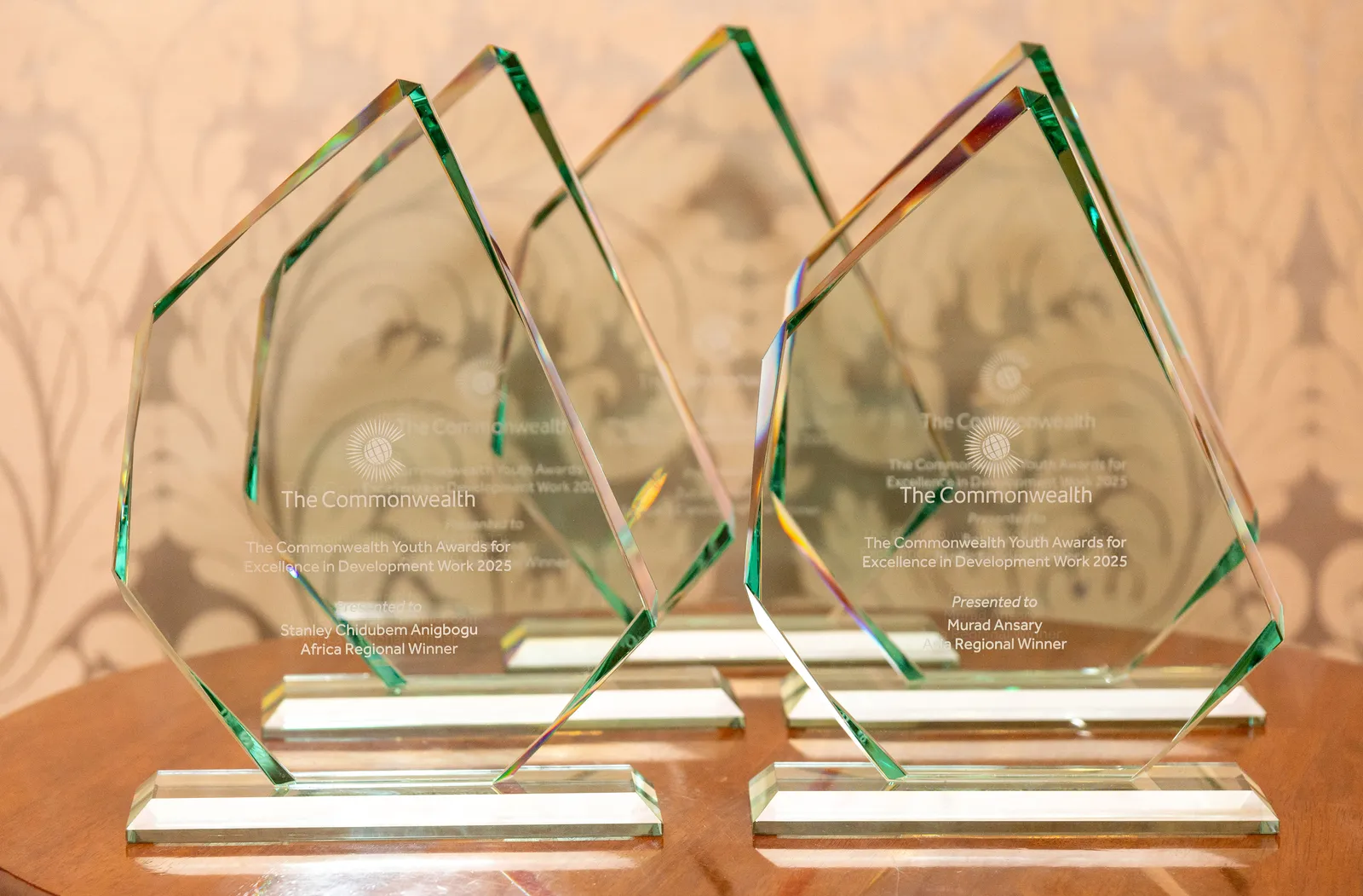 Commonwealth Youth Award 2025 trophies