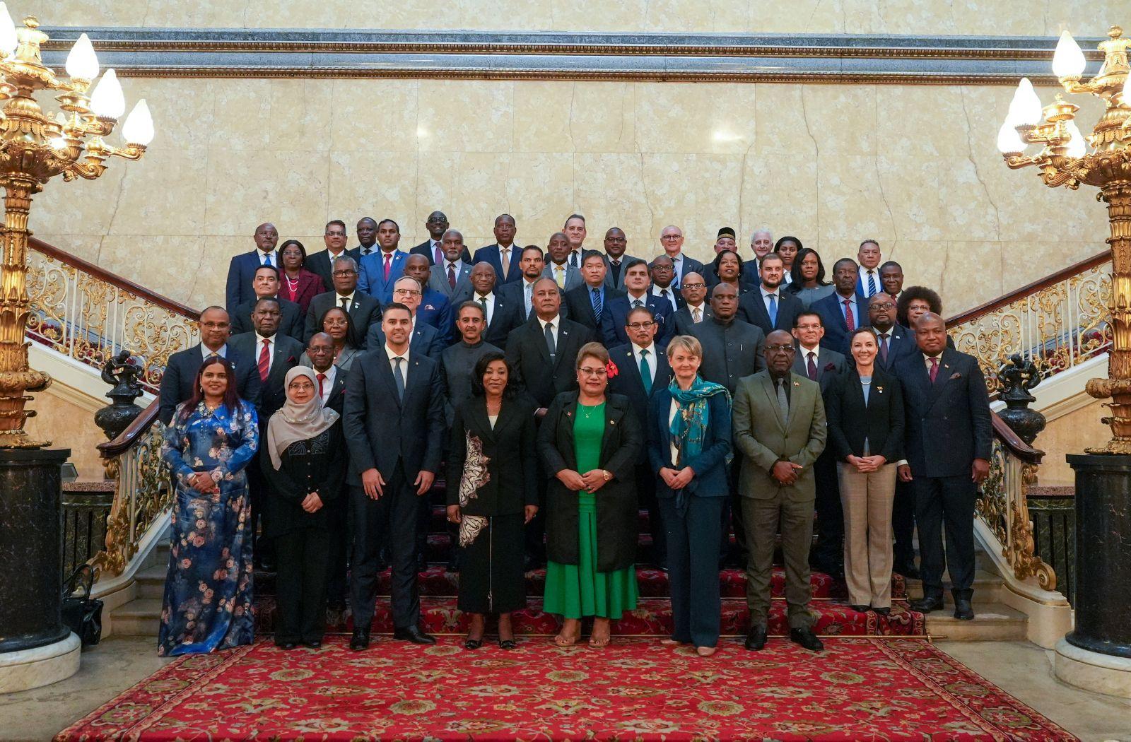 Family photo of ministers at the 26th Foreign Affairs Ministers Meeting