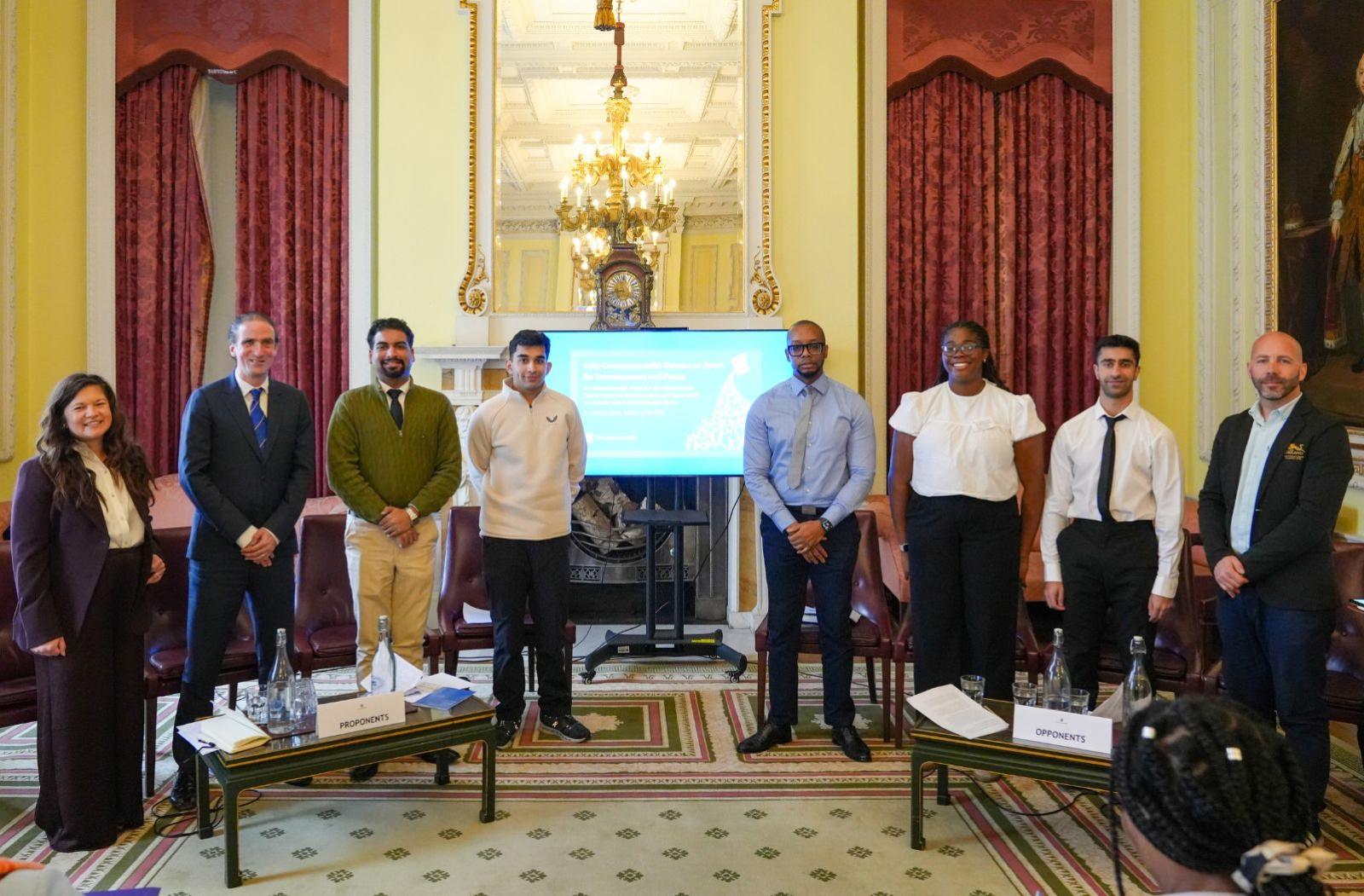 Panelists for the 10th Commonwealth Debate on Sport and Sustainable Development