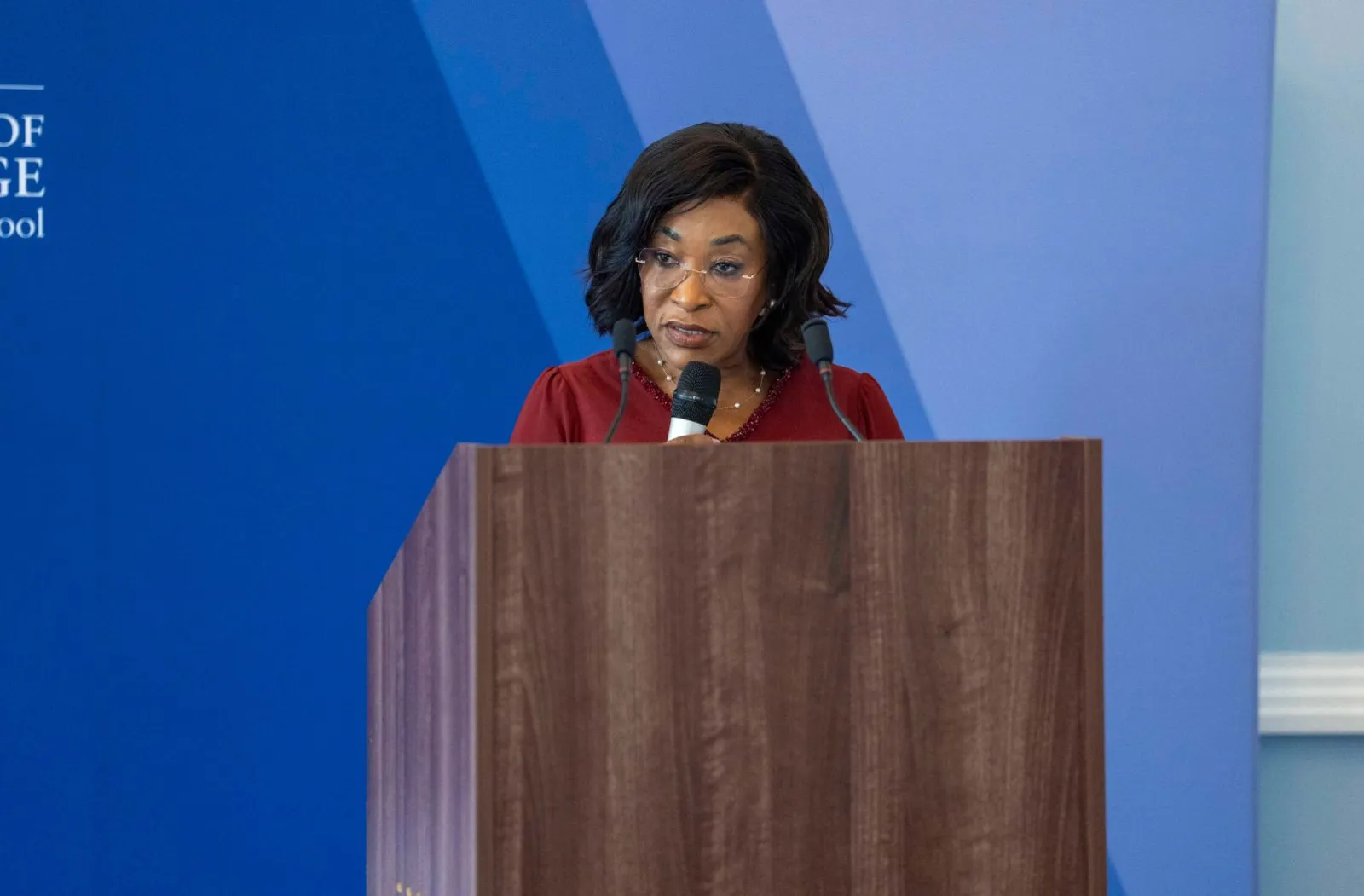 Commonwealth Secretary-General Shirley Botchwey speaking at the Commonwealth Investment Network Summit