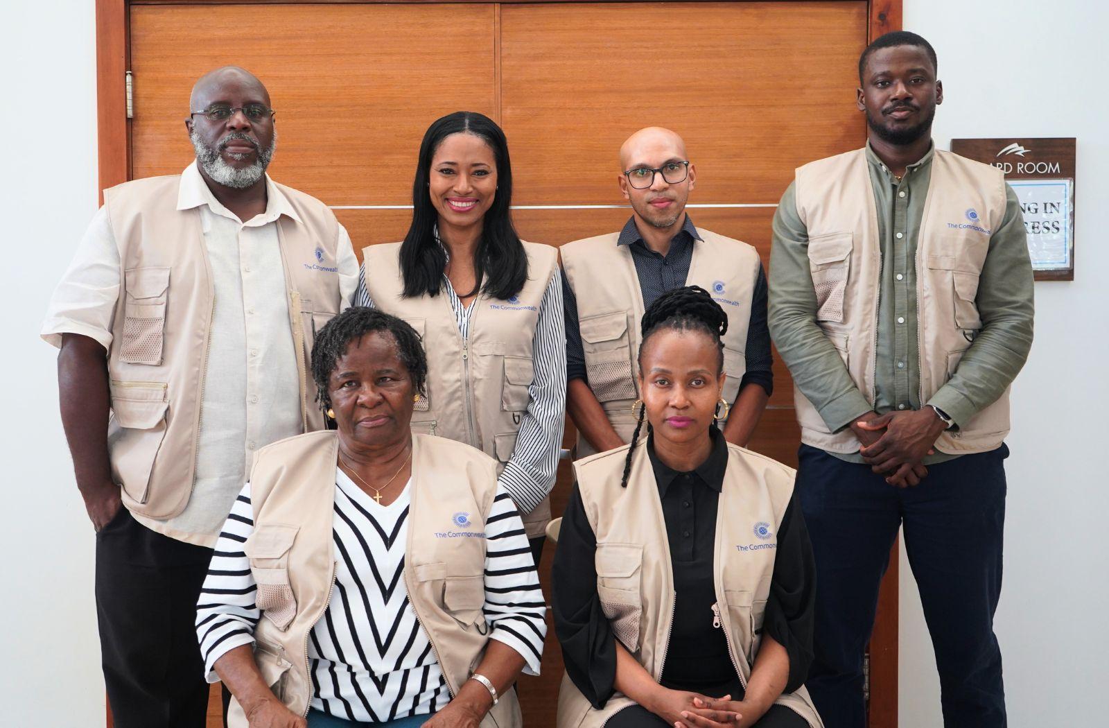 Group photo of Antigua and Barbuda election observers