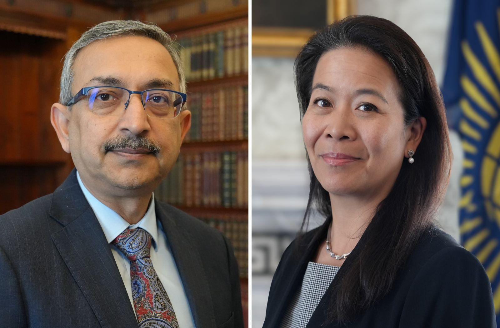 DSG Tanmaya Lal and DSG Tania Baumann