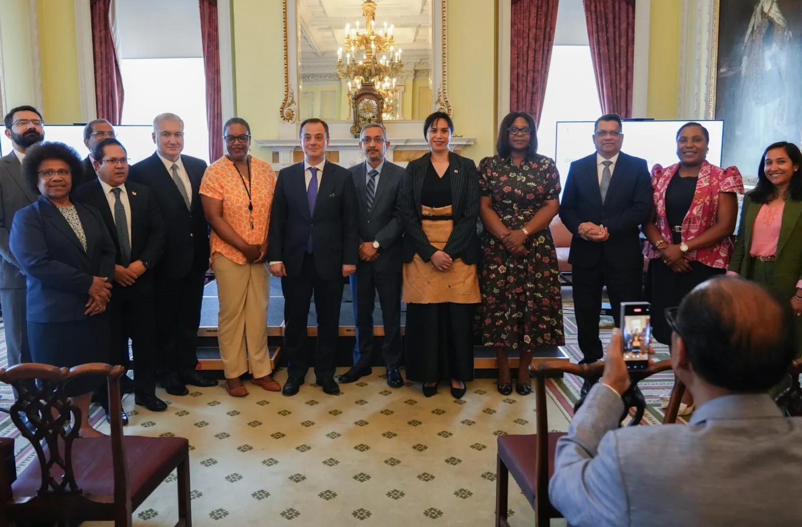 Group photo at Azerbaijan SIDS talk
