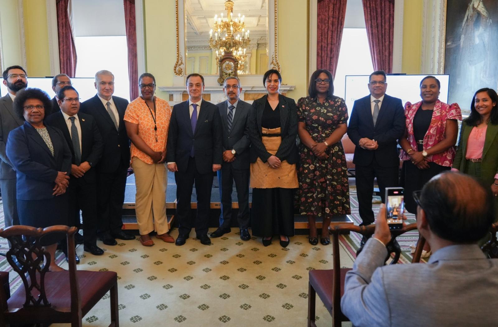 Group photo at Azerbaijan SIDS talk