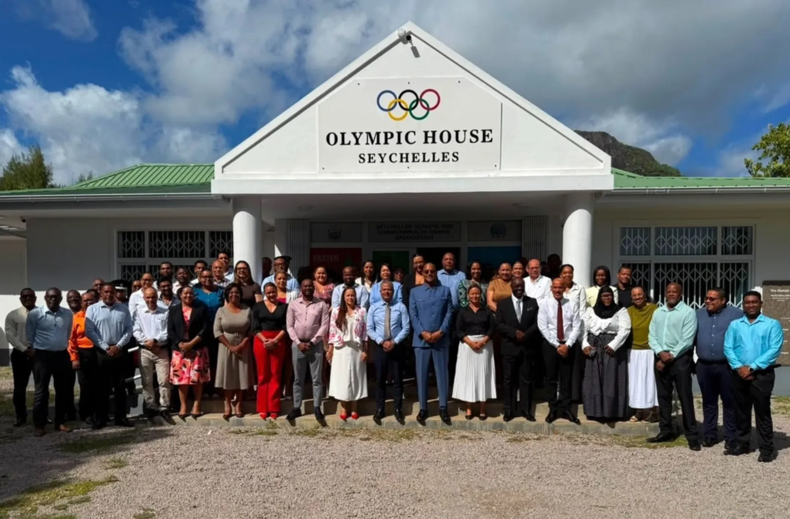 Group photo with participants from the public service at the workshop in Seychelles