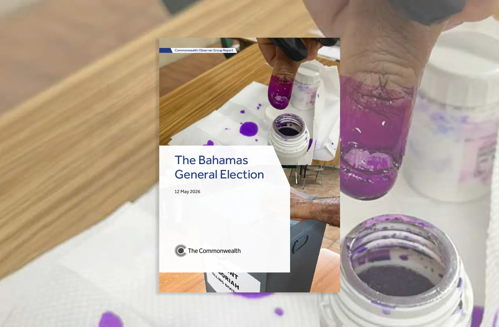 Cover image of the Bahamas Election report