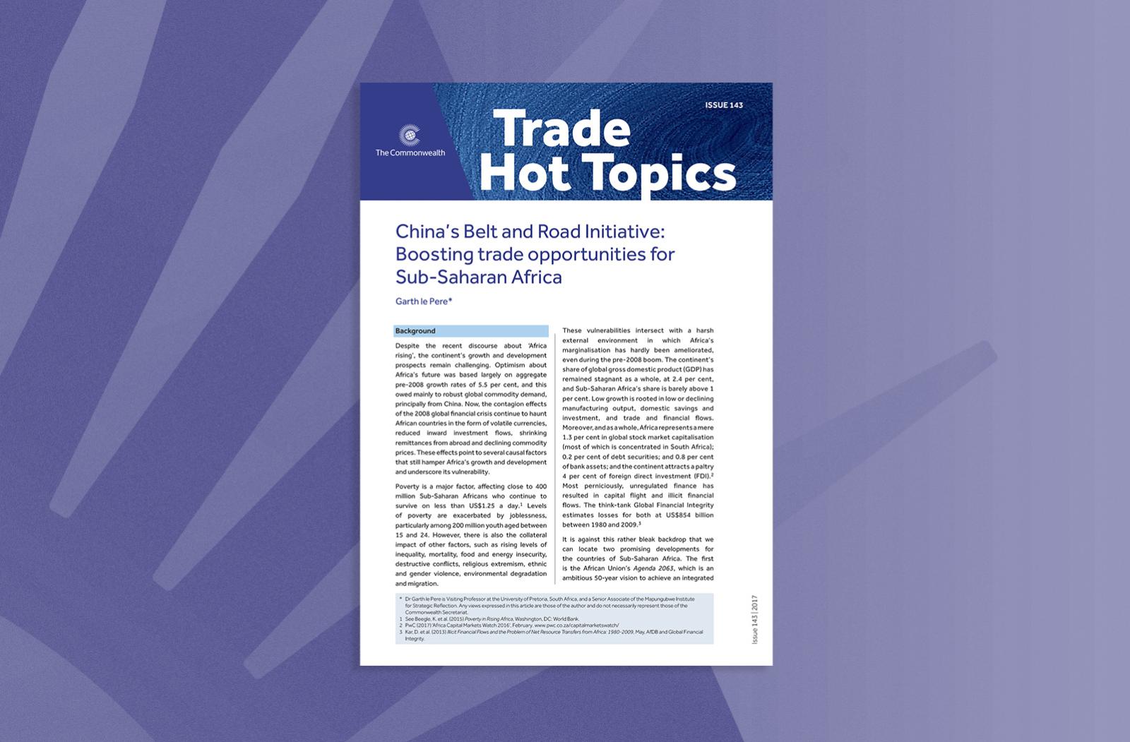 China’s Belt and Road Initiative