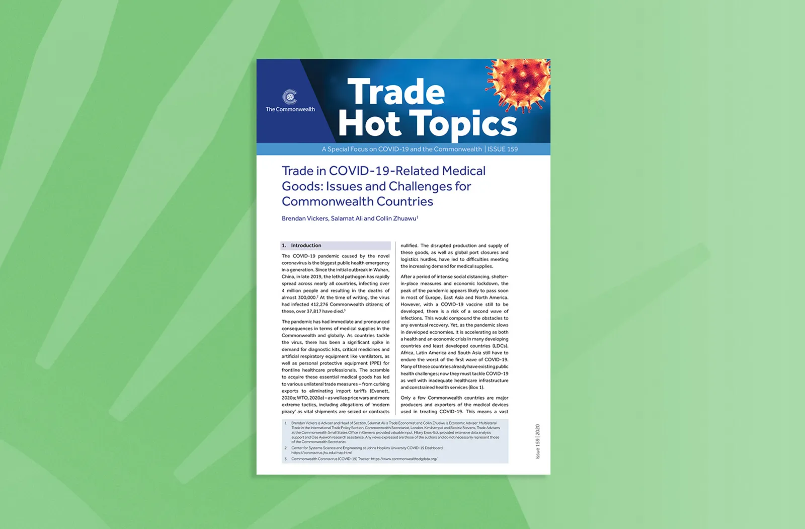 Trade in COVID-19-Related Medical Goods