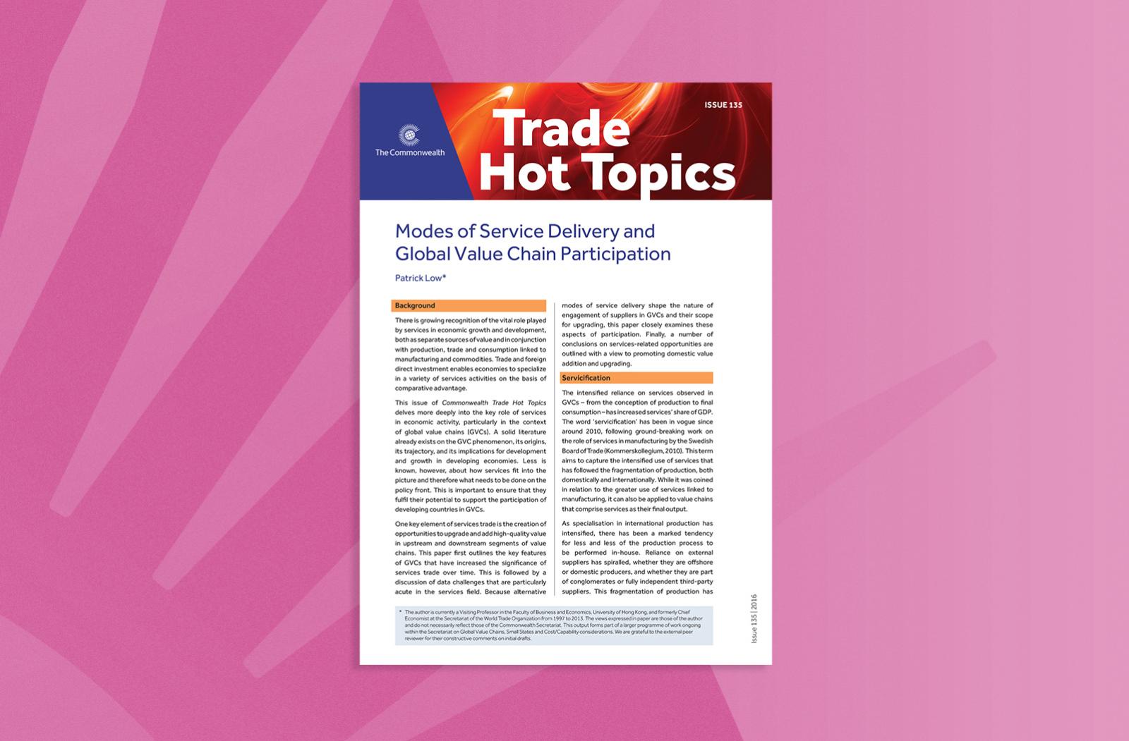 Modes of Service Delivery and Global Value Chain Participation