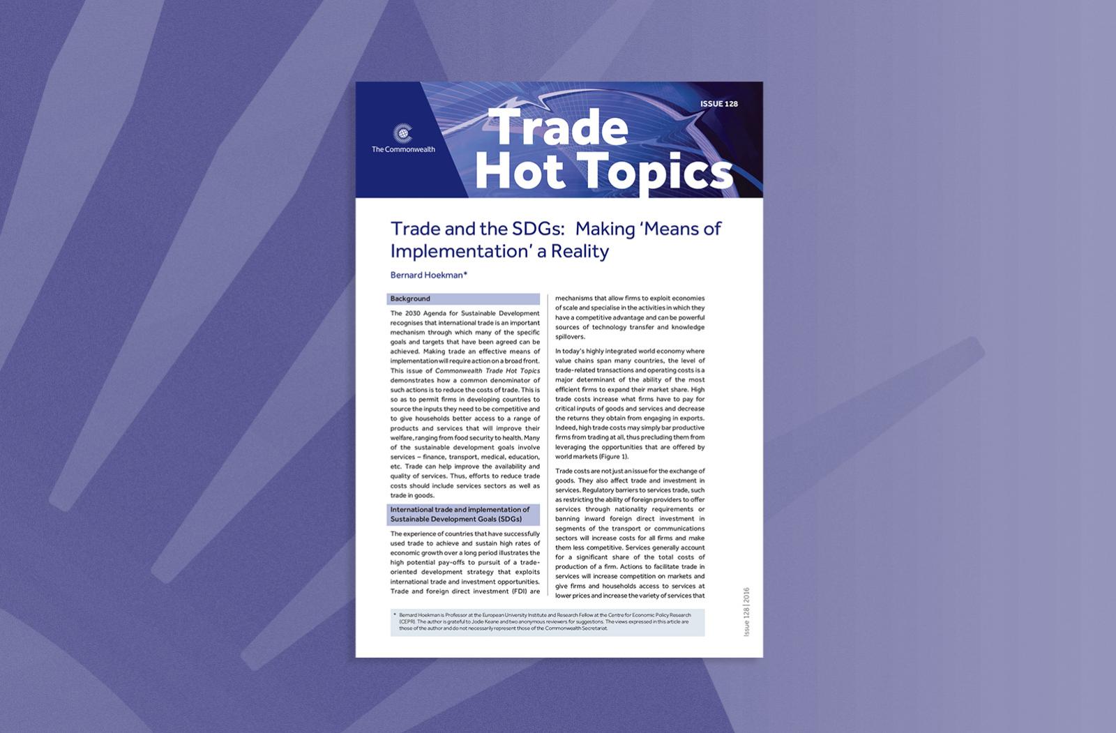 Trade and the SDGs