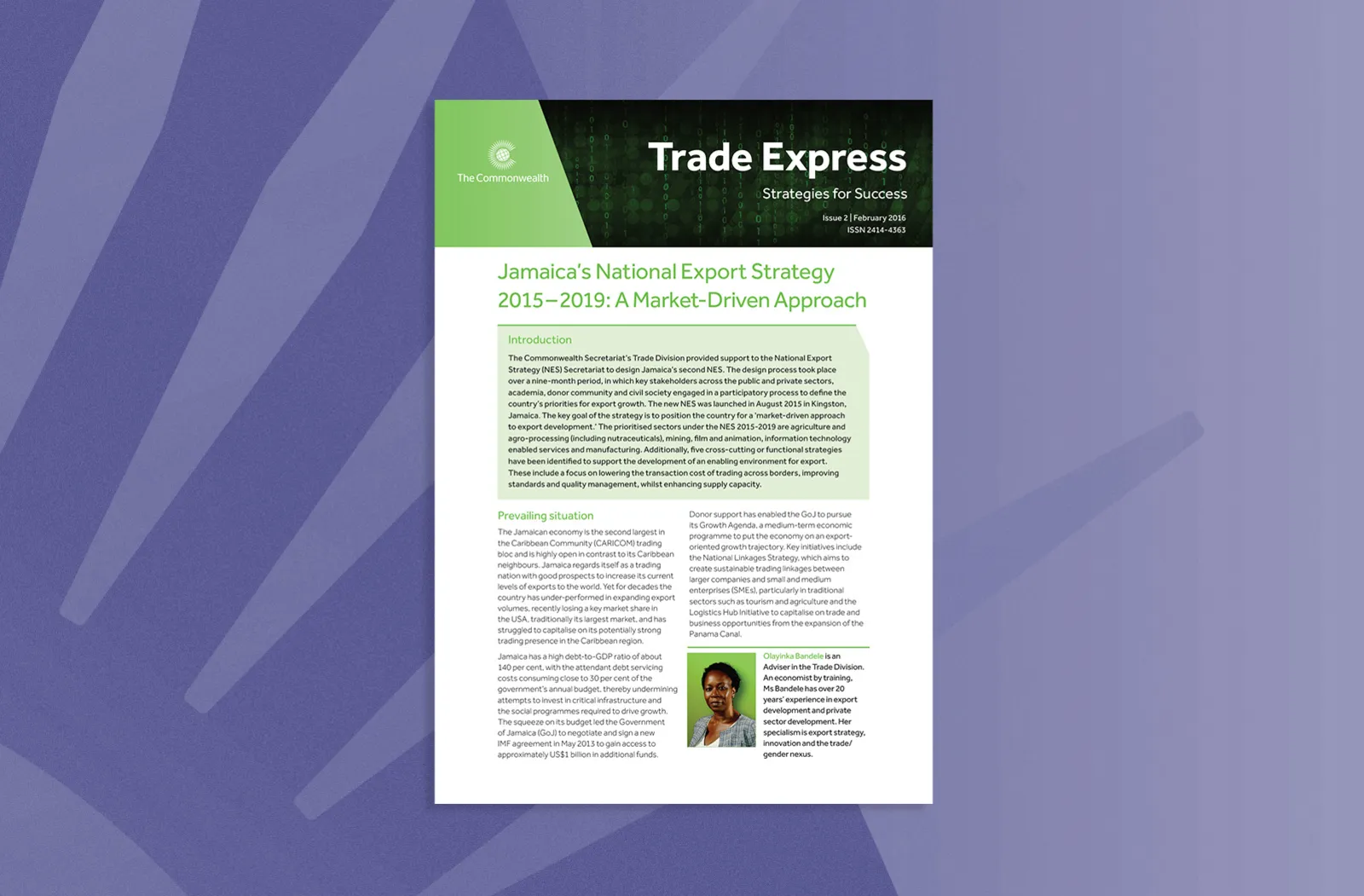 Jamaica's National Export Strategy 2015-2019
