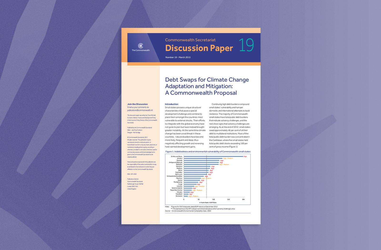 Debt Swaps for Climate Change Adaptation and Mitigation