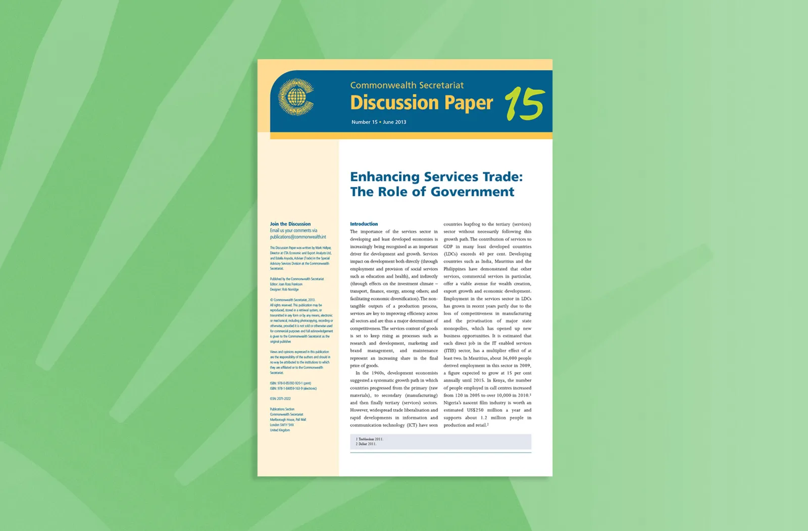 Enhancing Services Trade