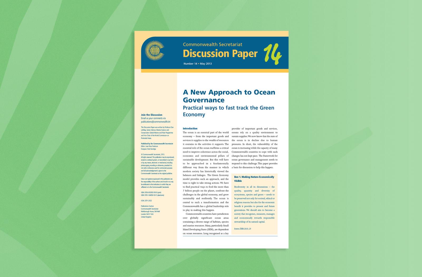 A New Approach to Ocean Governance
