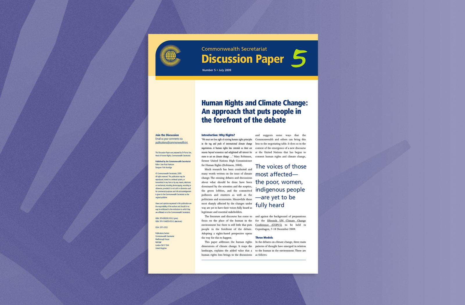 Human Rights and Climate Change