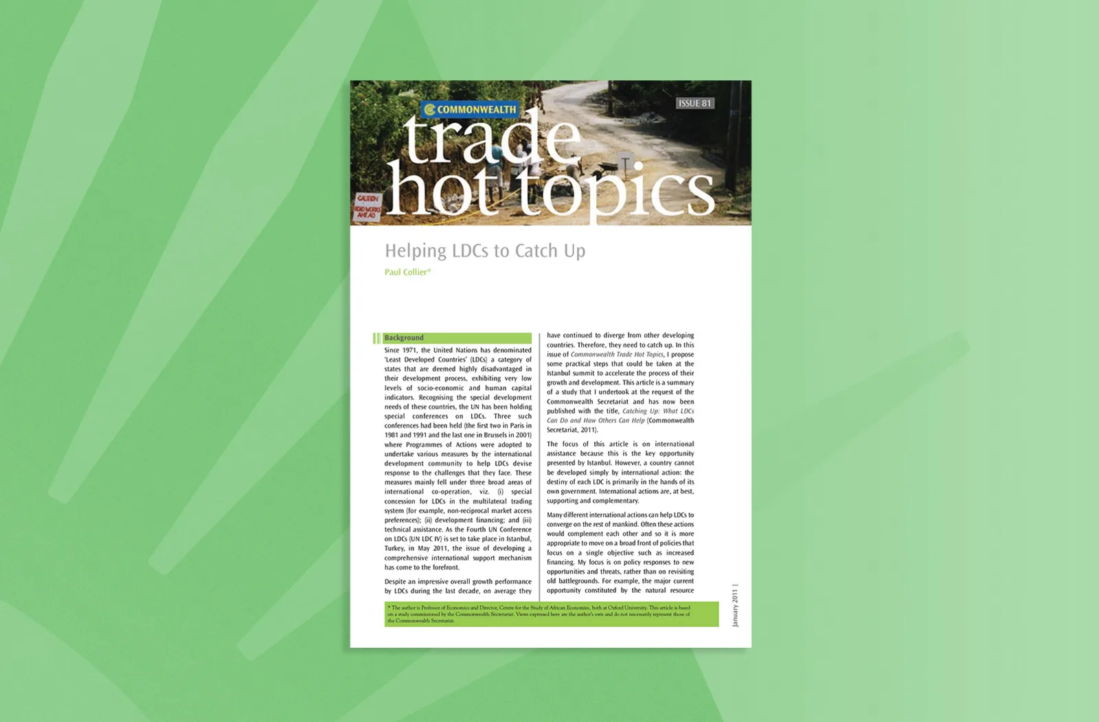 Helping LDCs to catch up