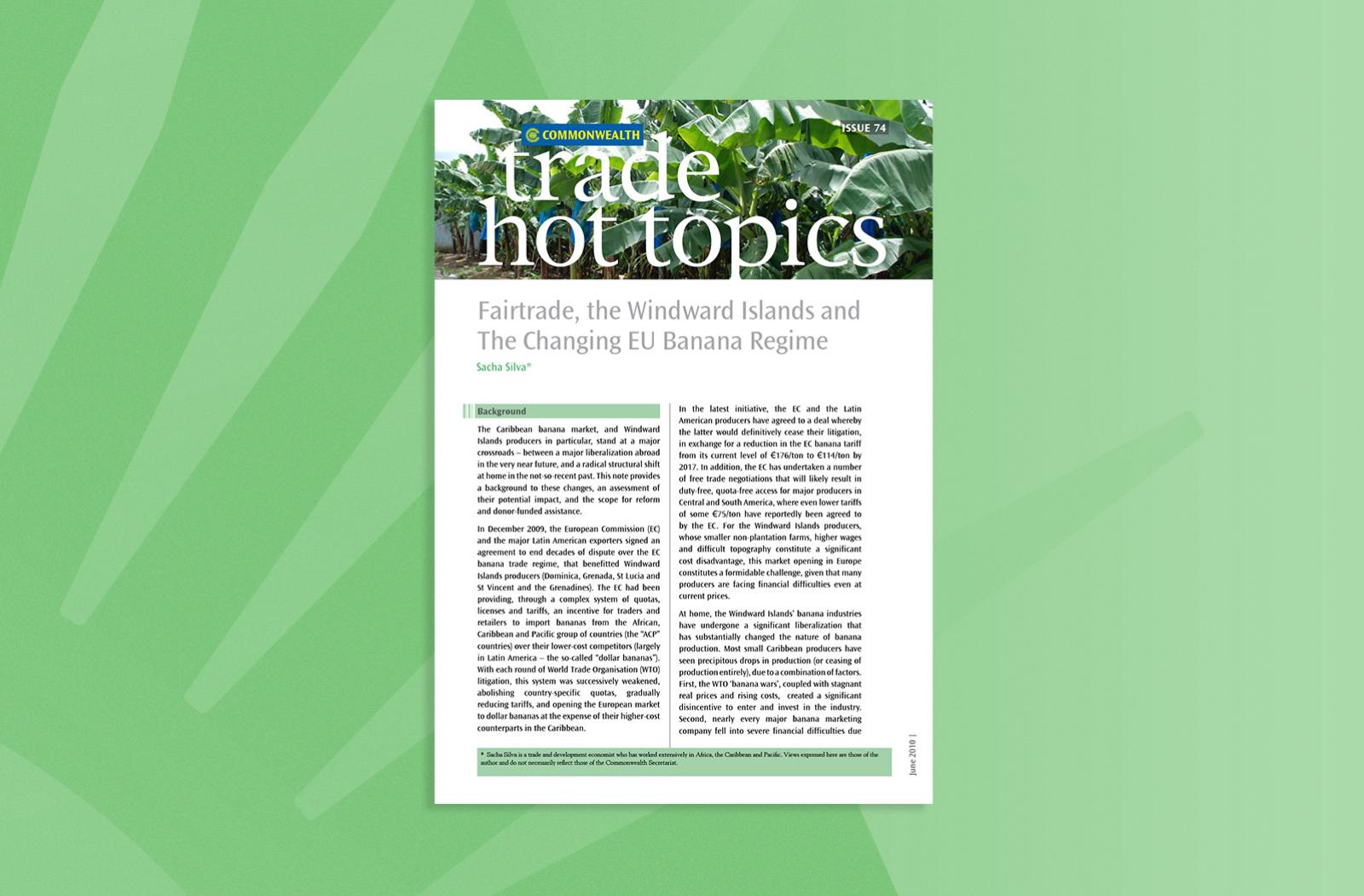 Fairtrade, the Windward Islands and The Changing EU Banana Regime