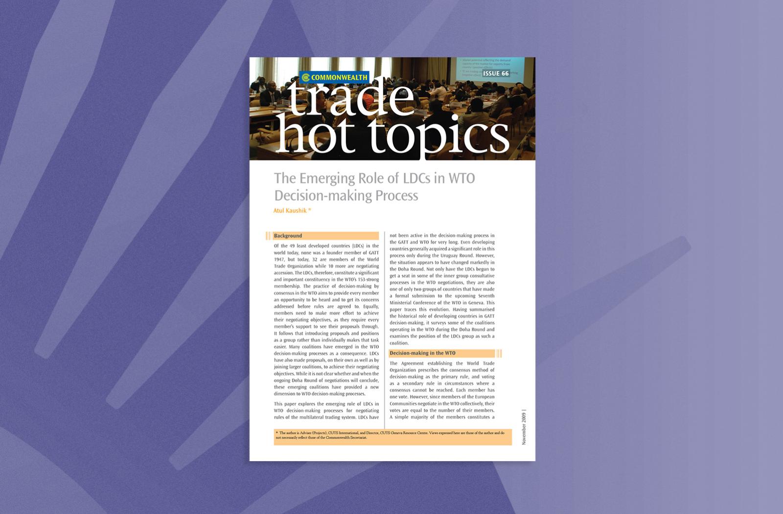 The Emerging Role of LDCs in WTO Decision-making Process