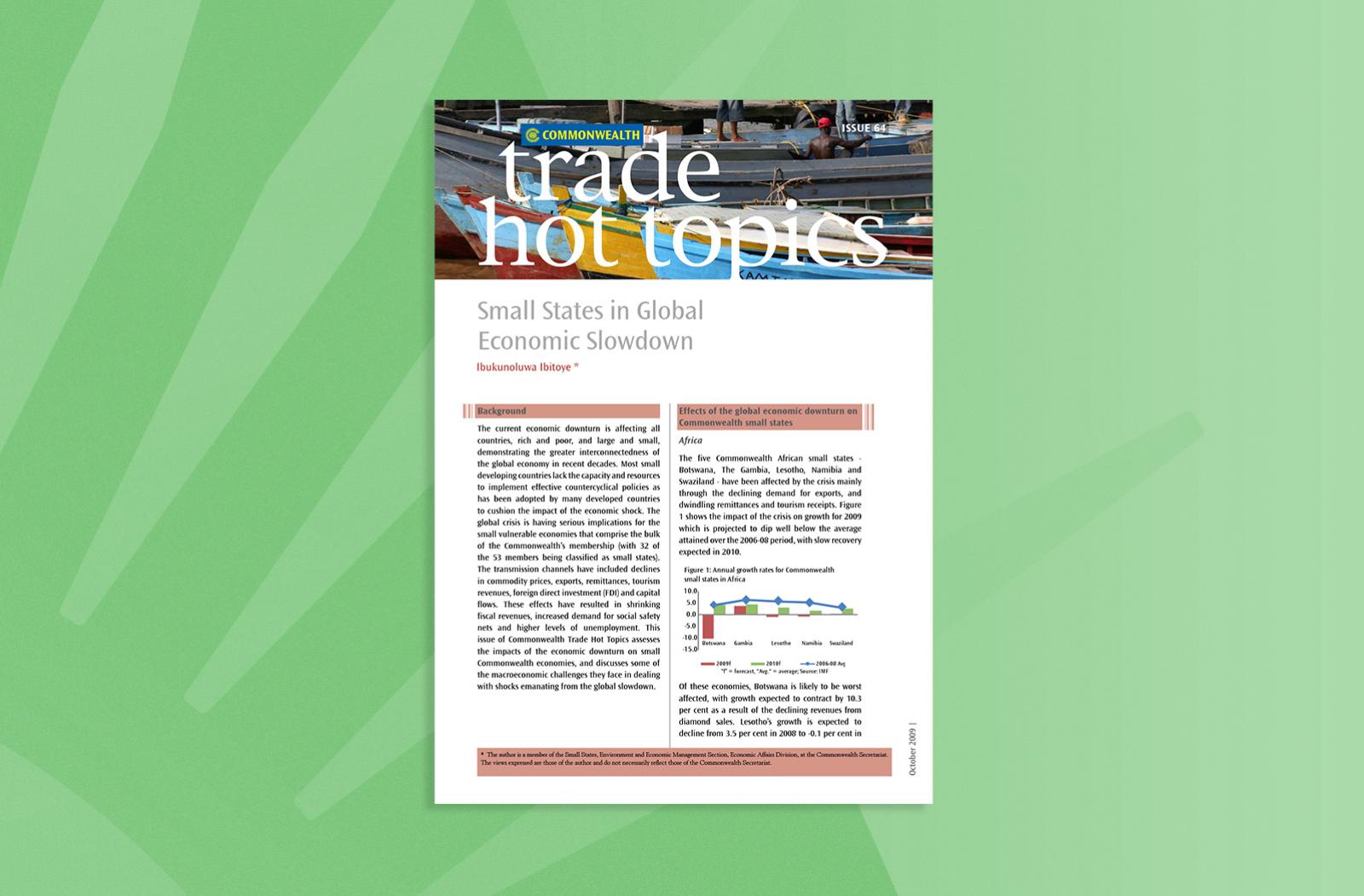 Small States in Global Economic Slowdown