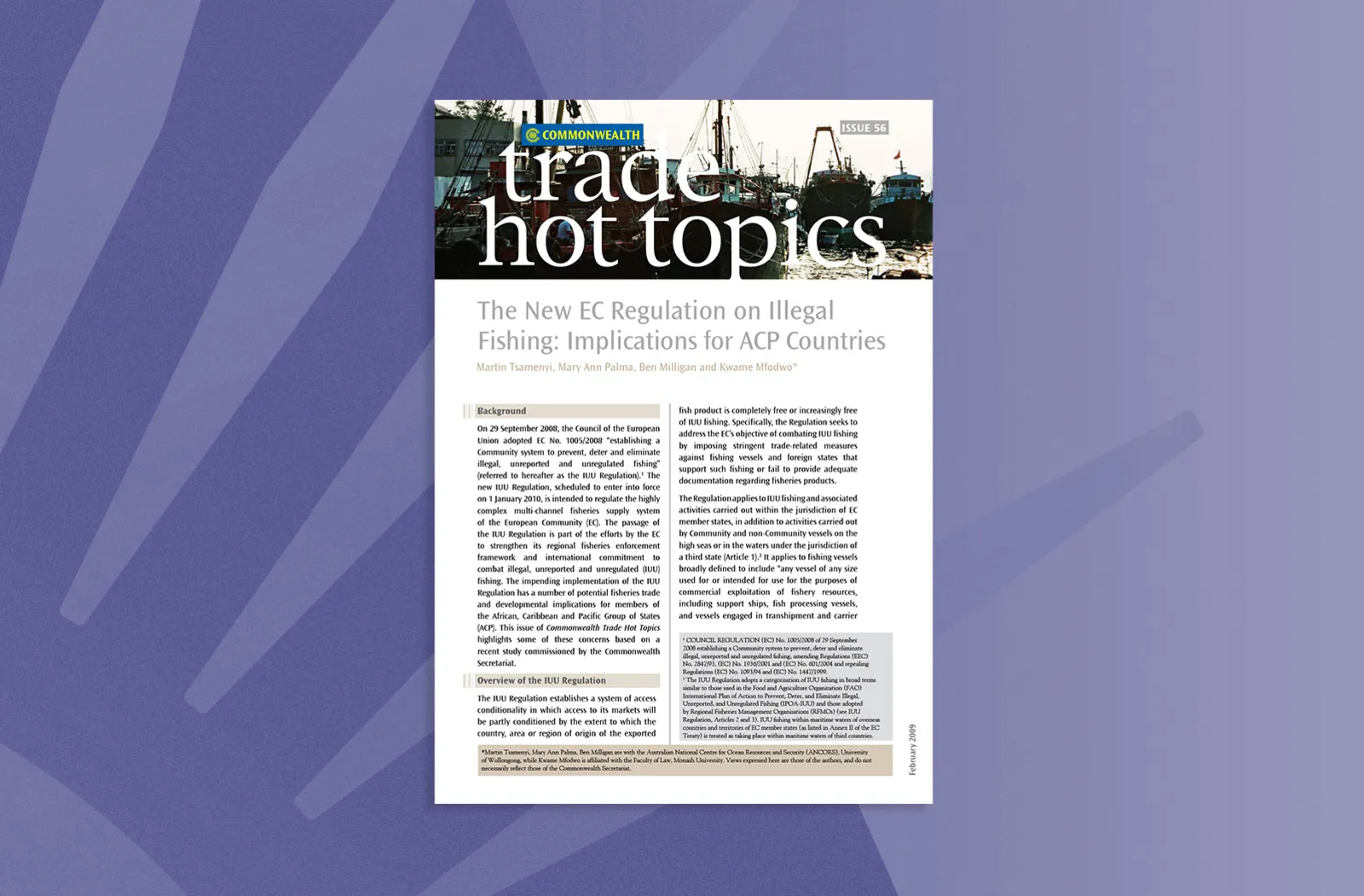 The New EC Regulation on Illegal Fishing