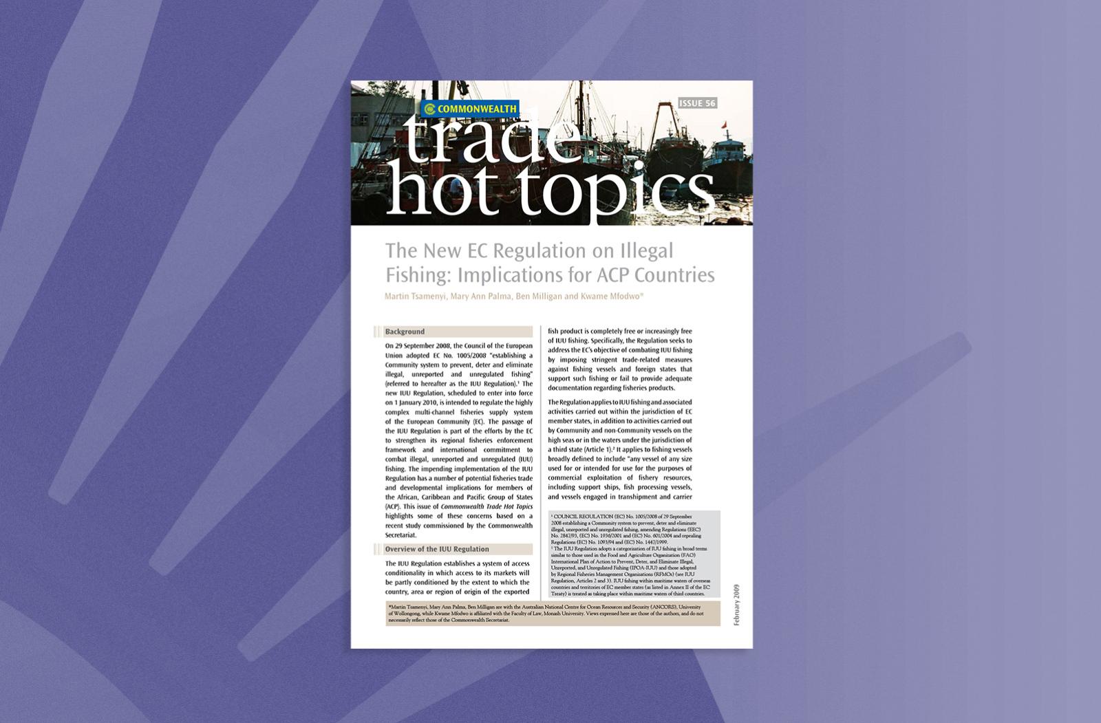 The New EC Regulation on Illegal Fishing