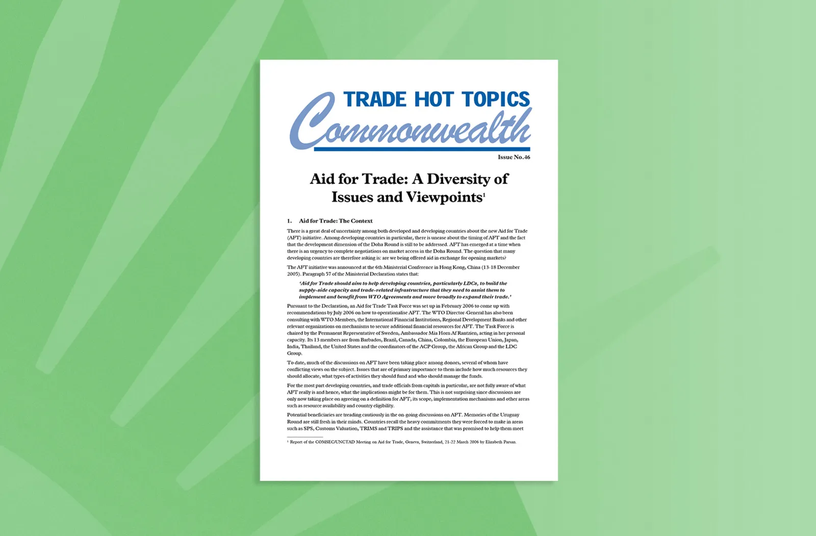 Aid for Trade