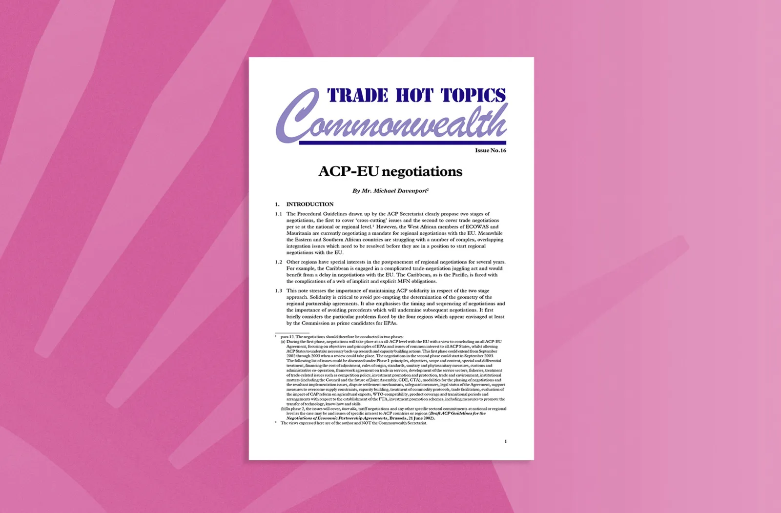 ACP-EU negotiations