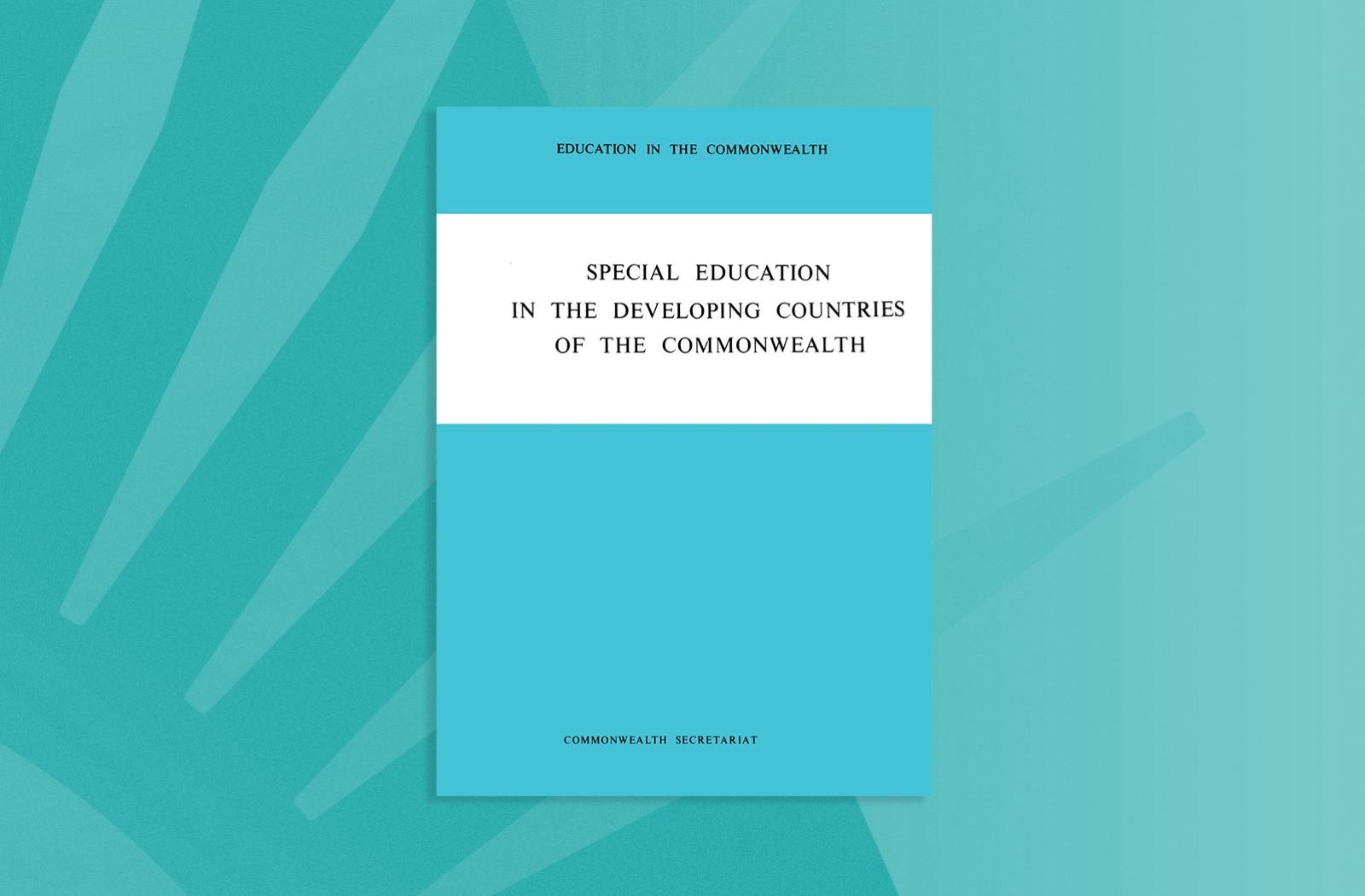 Special Education in the Developing Countries of the Commonwealth