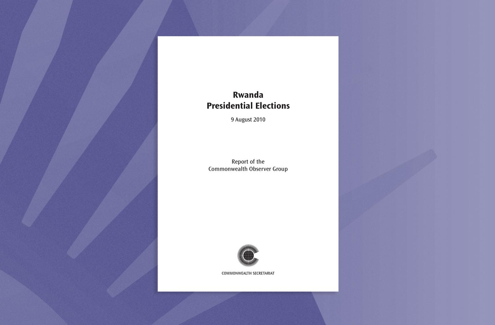 Rwanda Presidential Elections, 9 August 2010