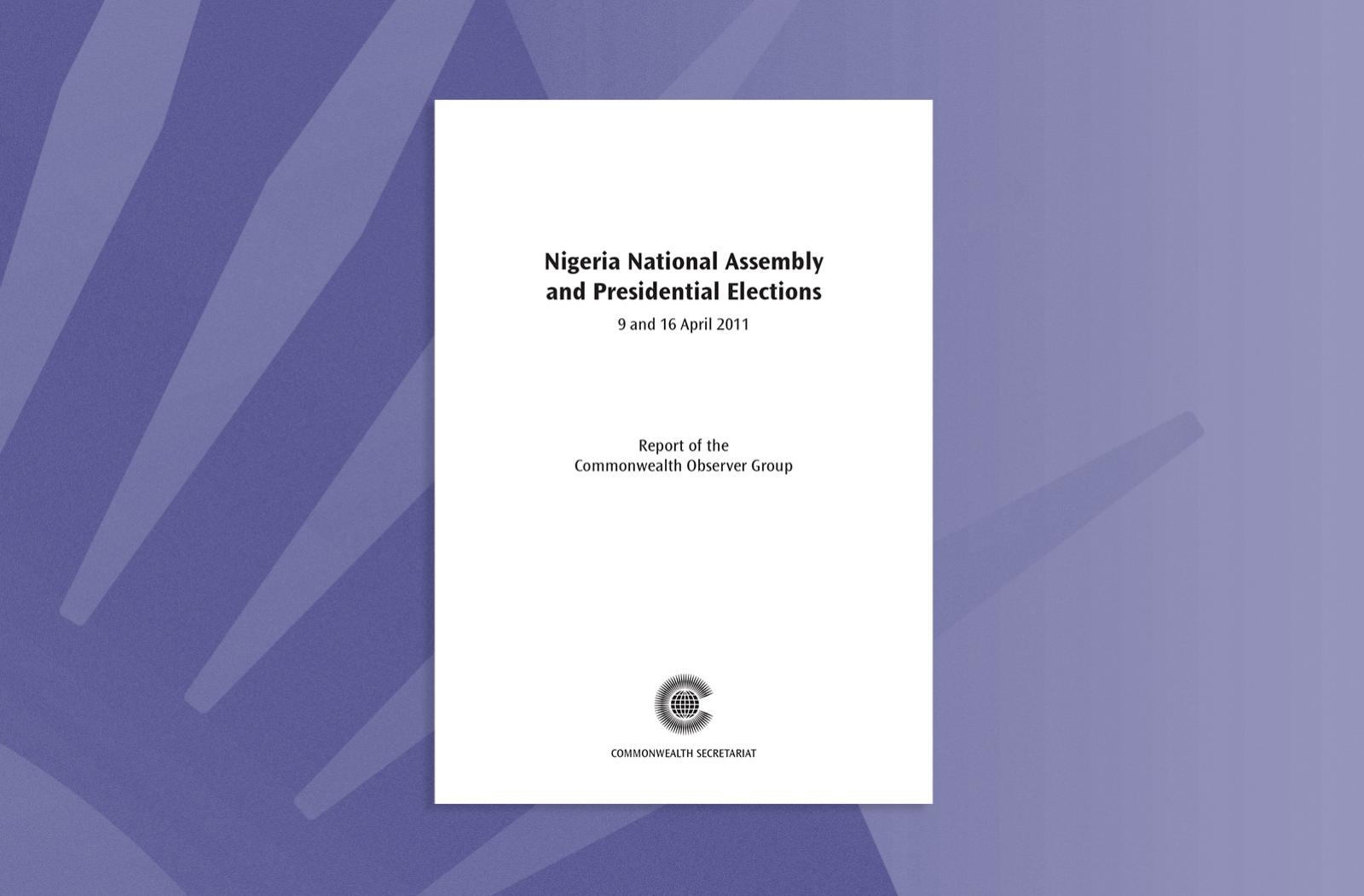 Nigeria National Assembly and Presidential Elections, 9 and 16 April 2011