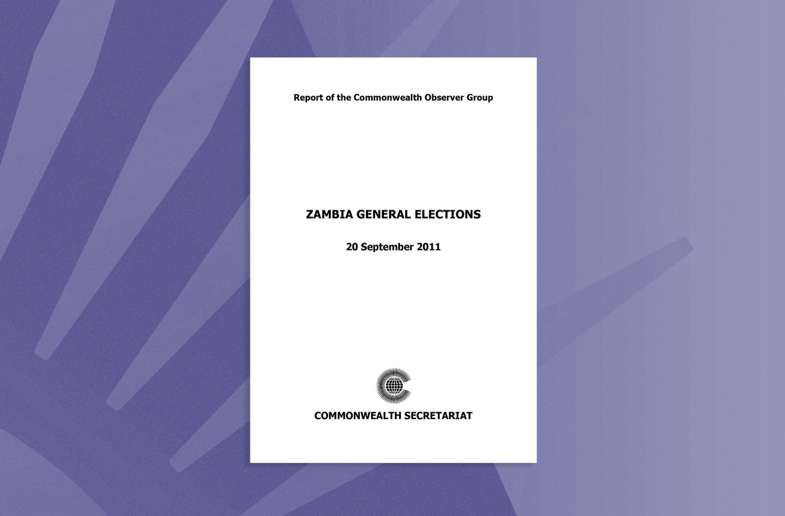 Zambia General Elections, 20 September 2011