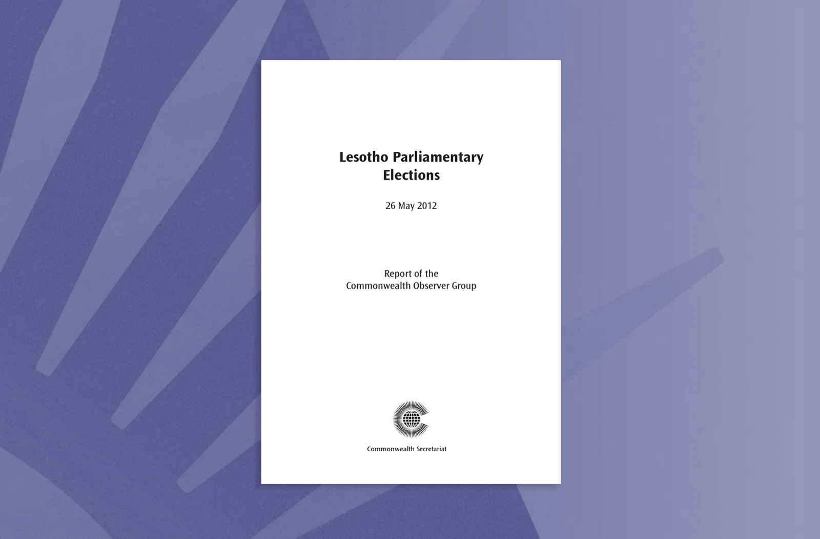 Lesotho Parliamentary Elections, 26 May 2012