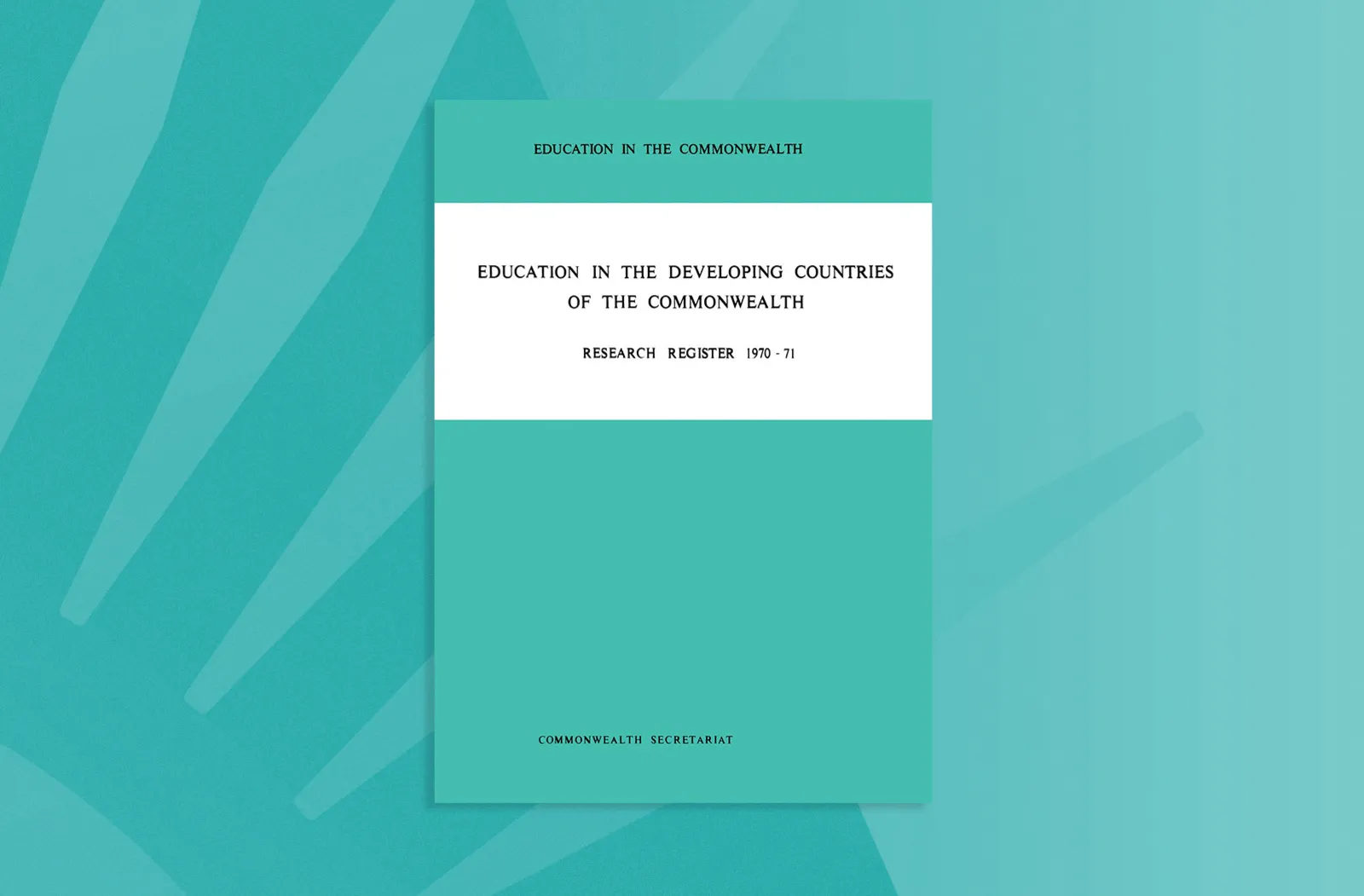 Education in the Developing Countries of the Commonwealth