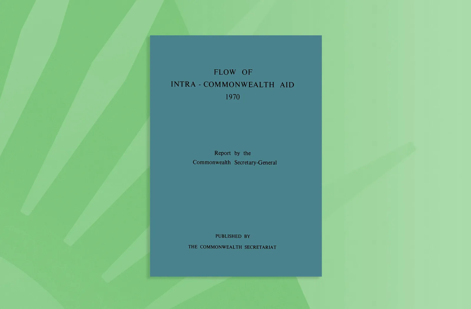 Flow of Intra-Commonwealth Aid 1970