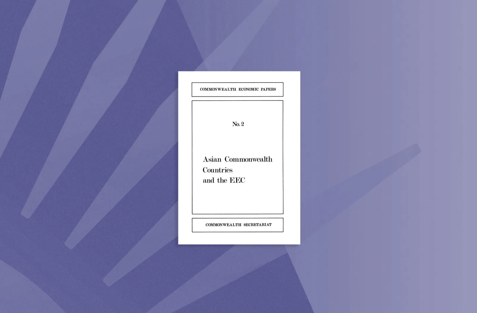 The Enlargement of the E.E.C. and the Asian Commonwealth Countries