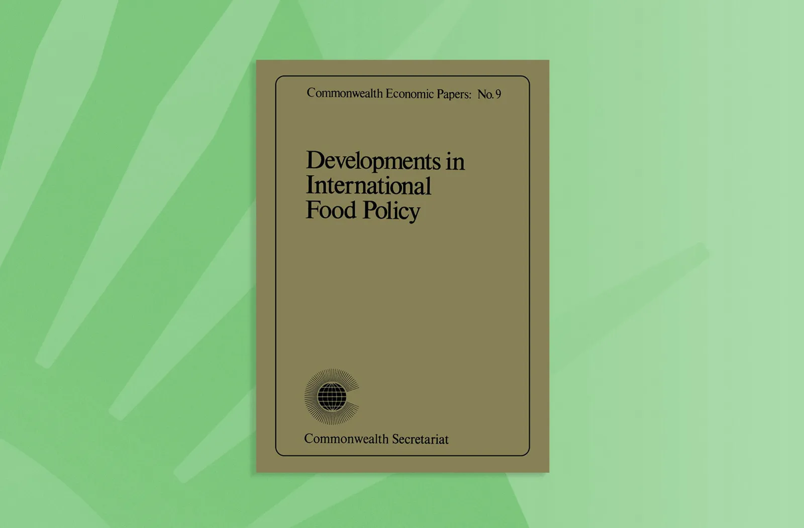 Developments in International Food Policy