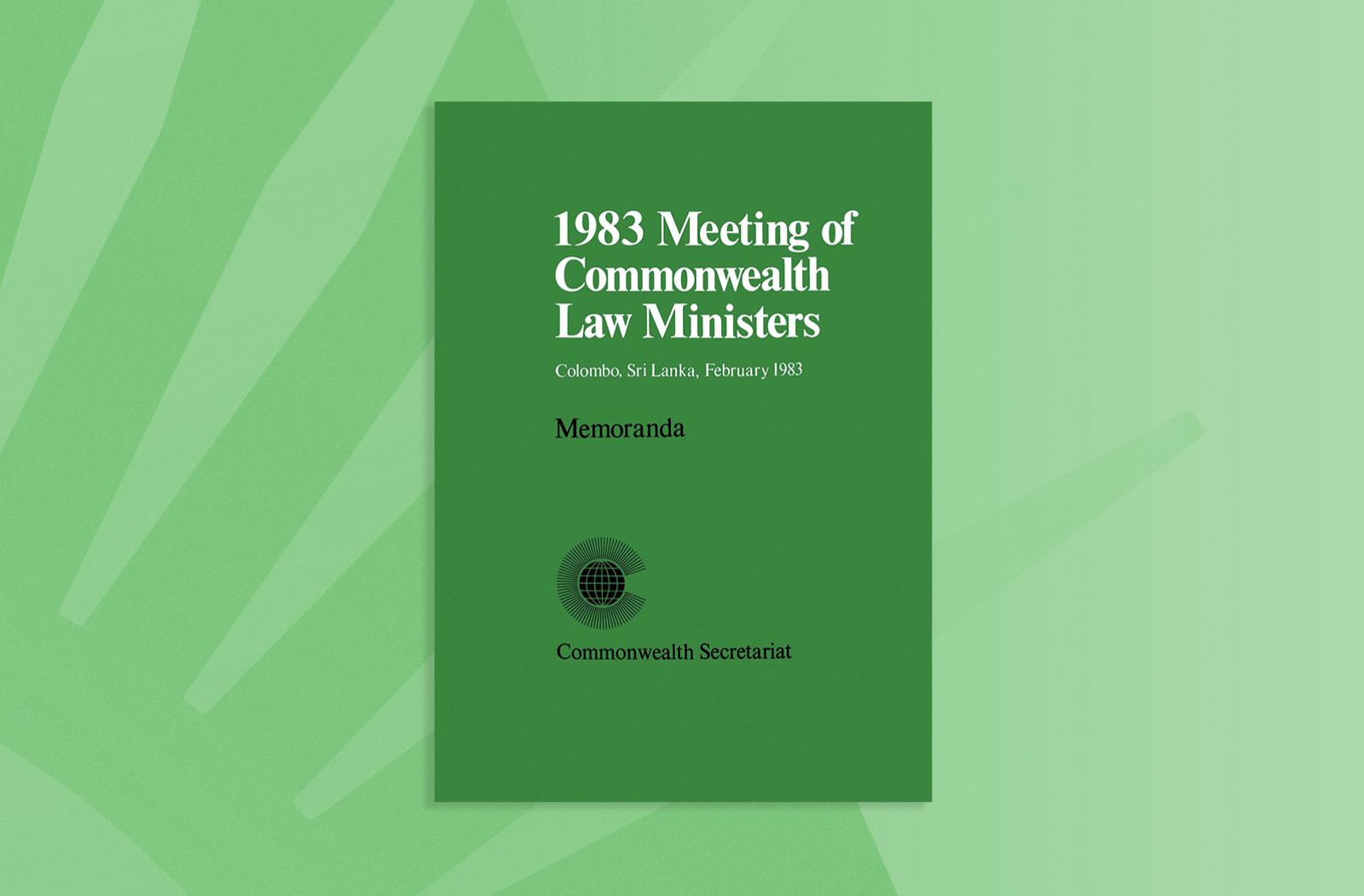1983 Meeting of Commonwealth Law Ministers