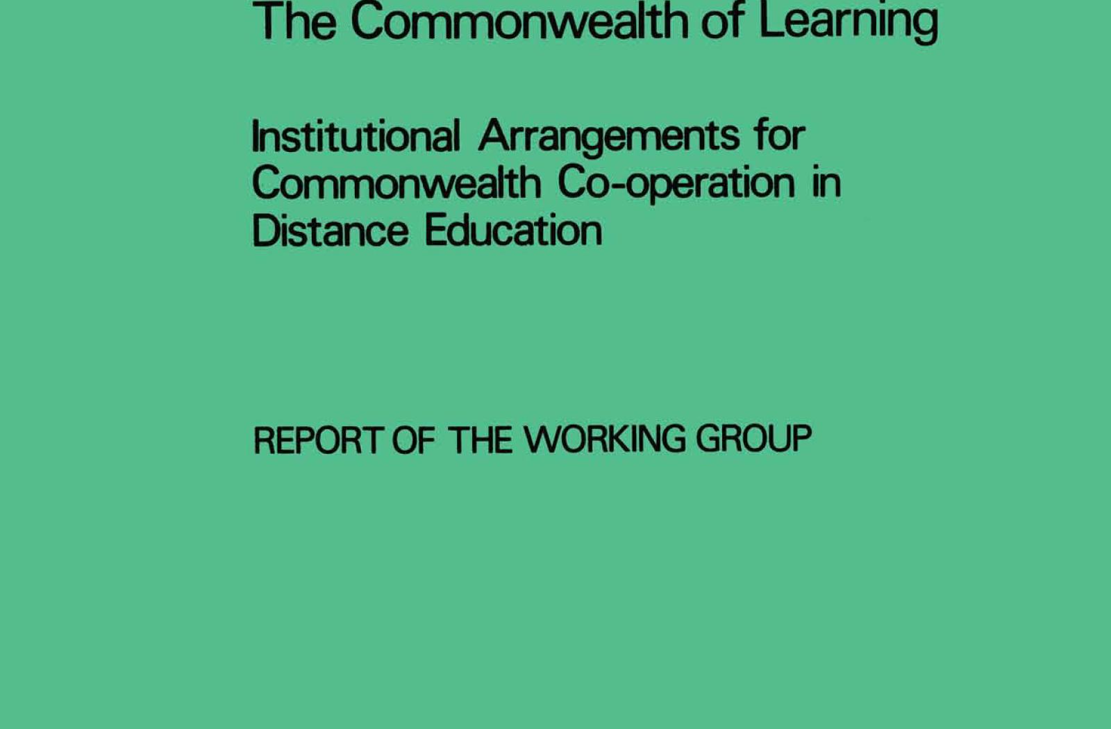 The Commonwealth of Learning