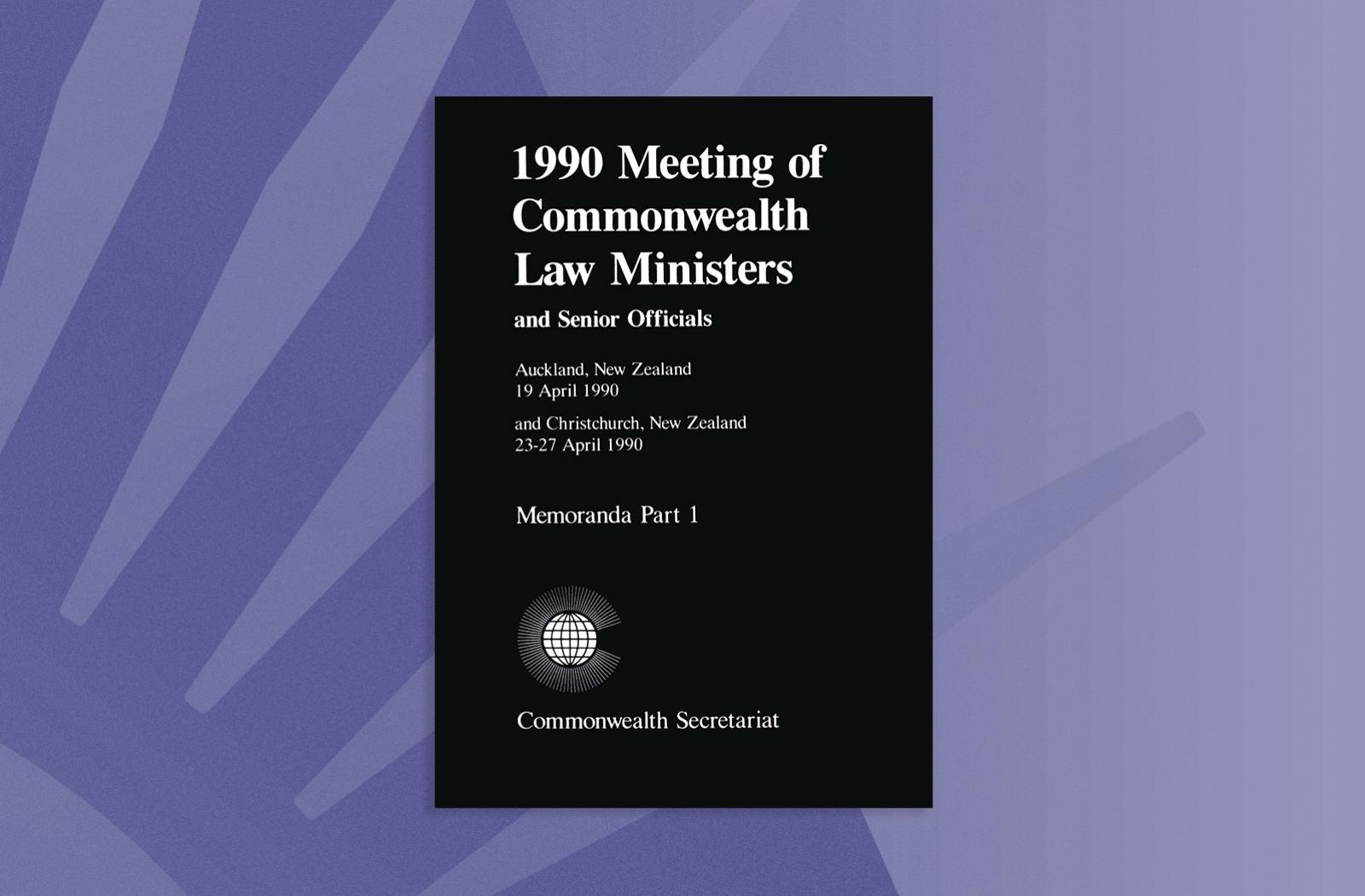 1990 Commonwealth Law Ministers and Senior Officials