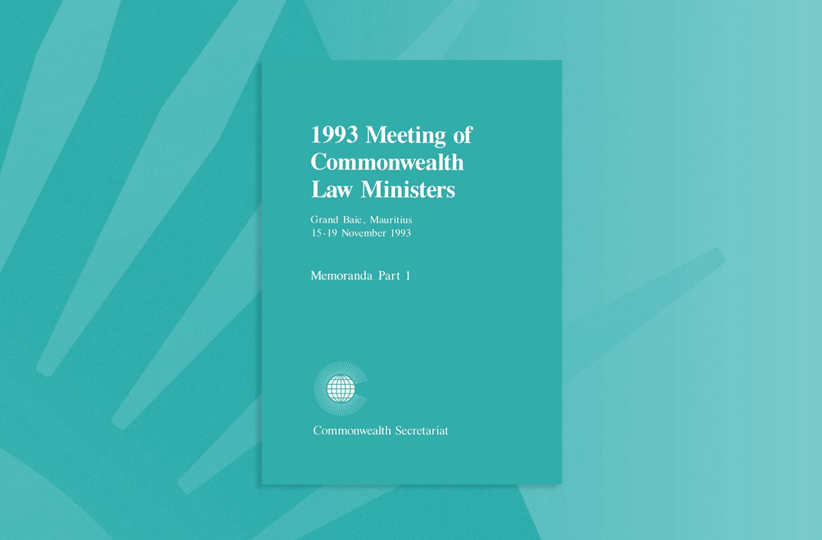 1993 Meeting of Commonwealth Law Ministers