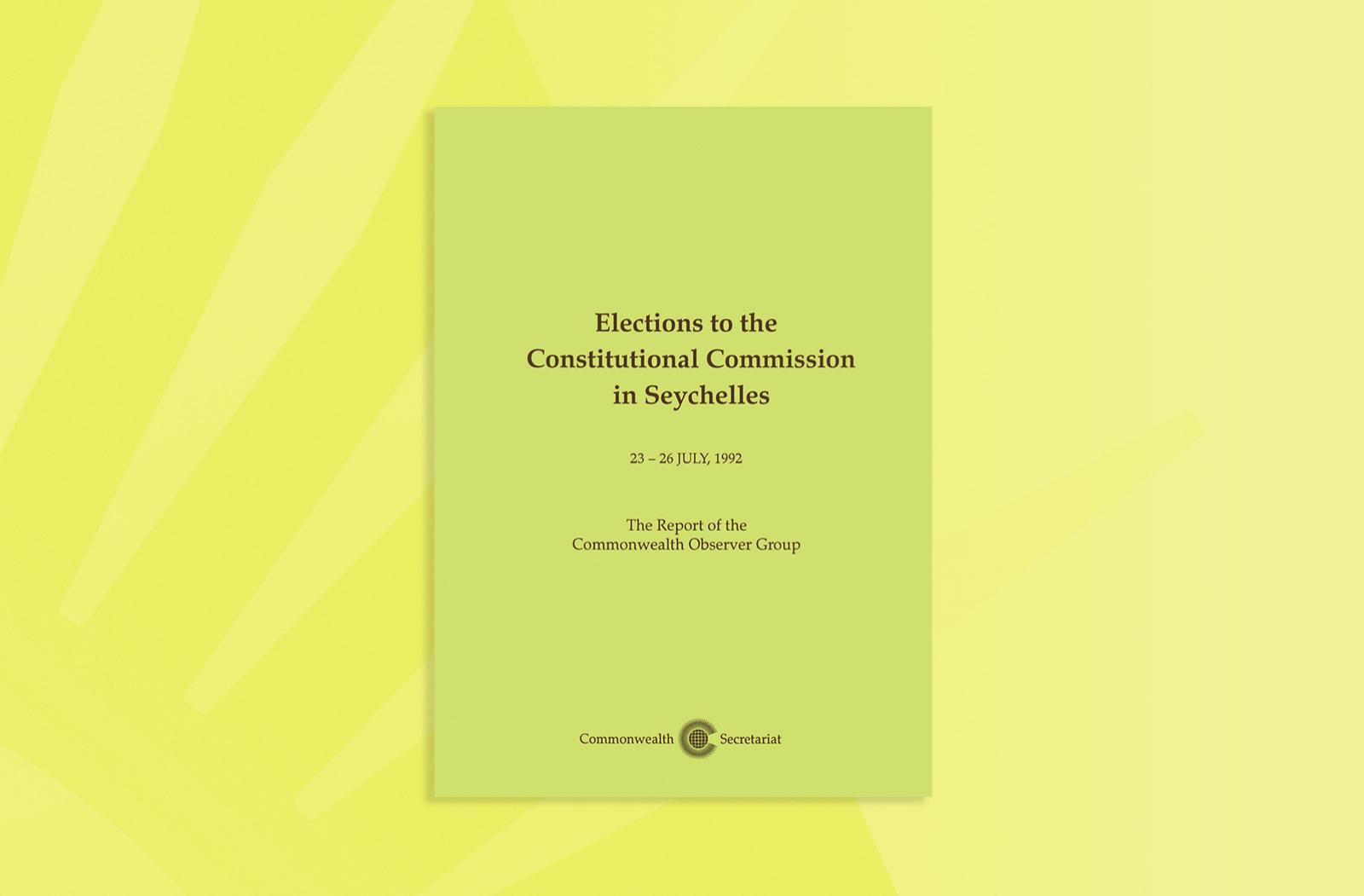 Elections to the Constitutional Commission in Seychelles, 23–26 July 1992