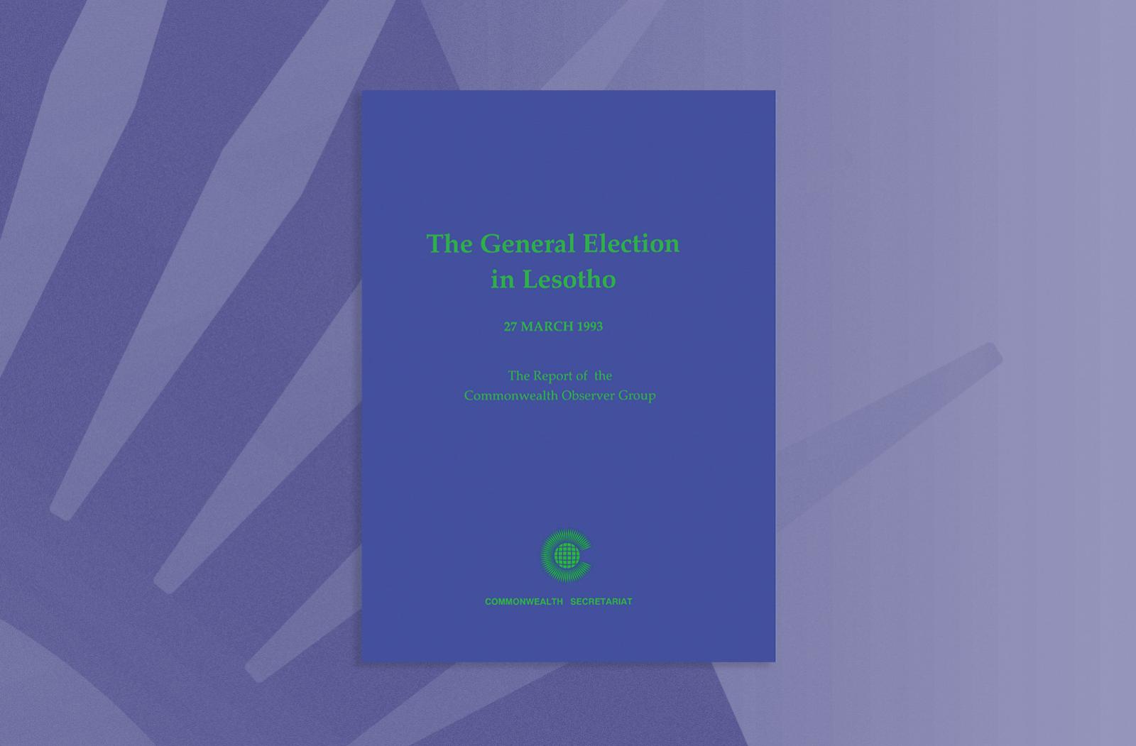 The General Election in Lesotho, 27 March 1993