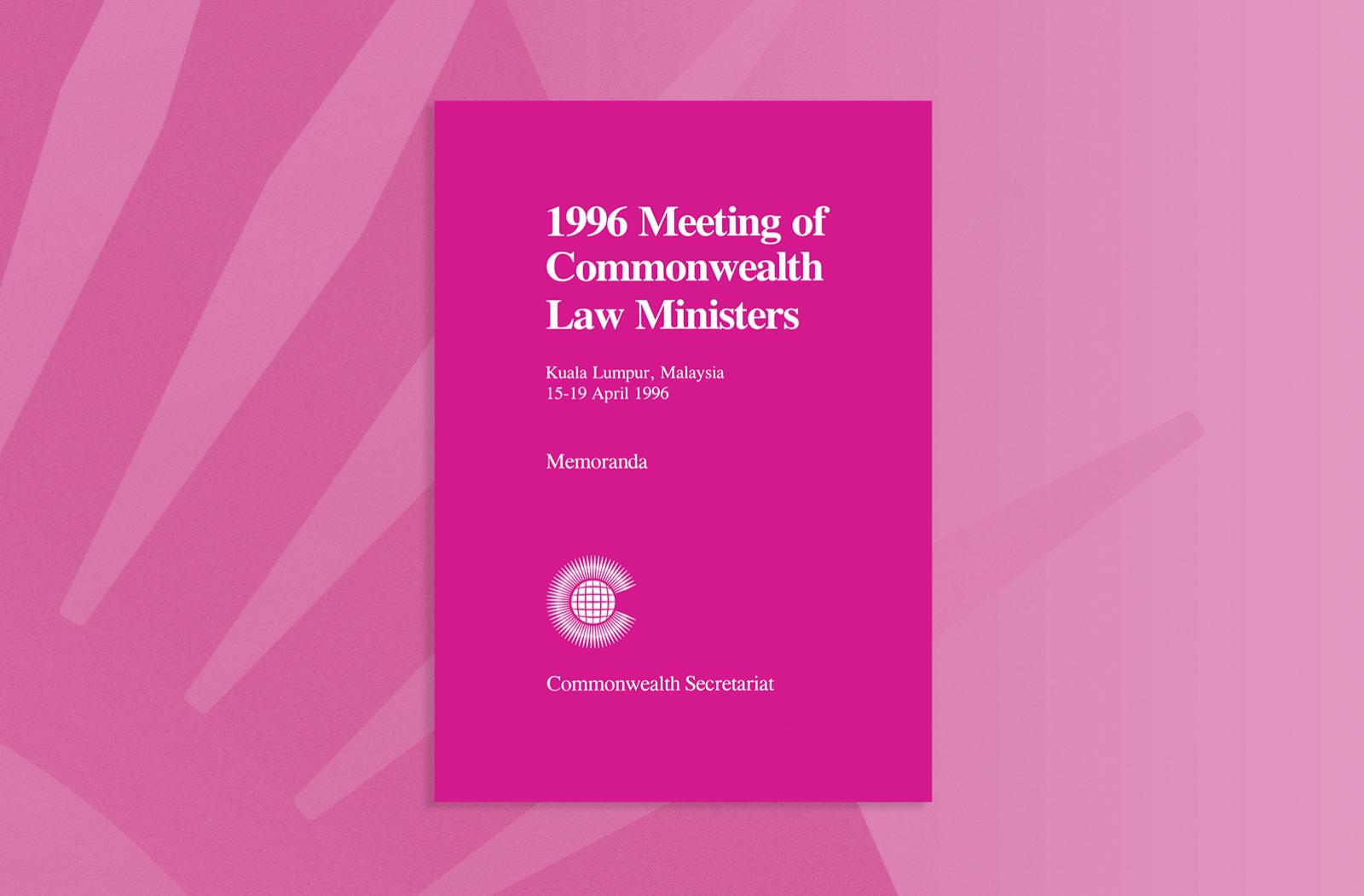1996 Meeting of Commonwealth Law Ministers and Senior Officials