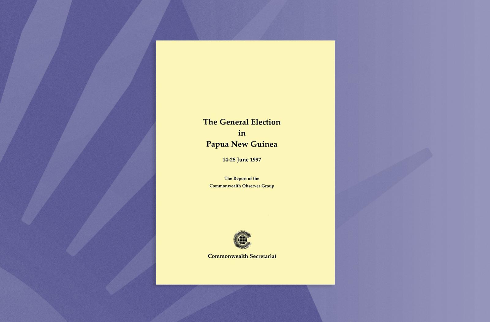 The General Election in Papua New Guinea