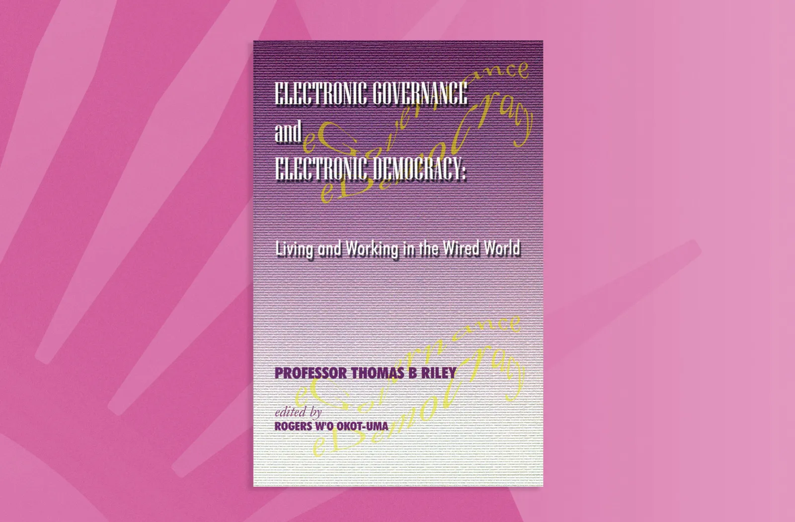 Electronic Governance and Electronic Democracy